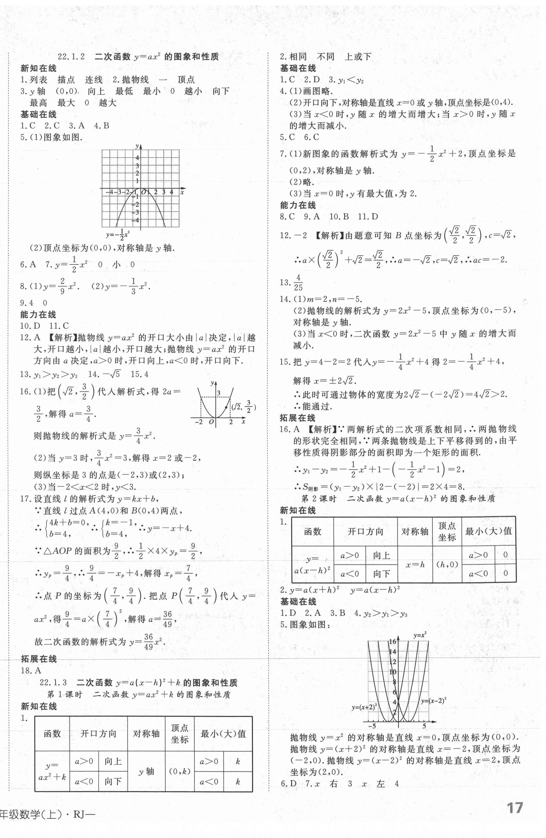 2021年探究在線高效課堂九年級數(shù)學(xué)上冊人教版 第6頁