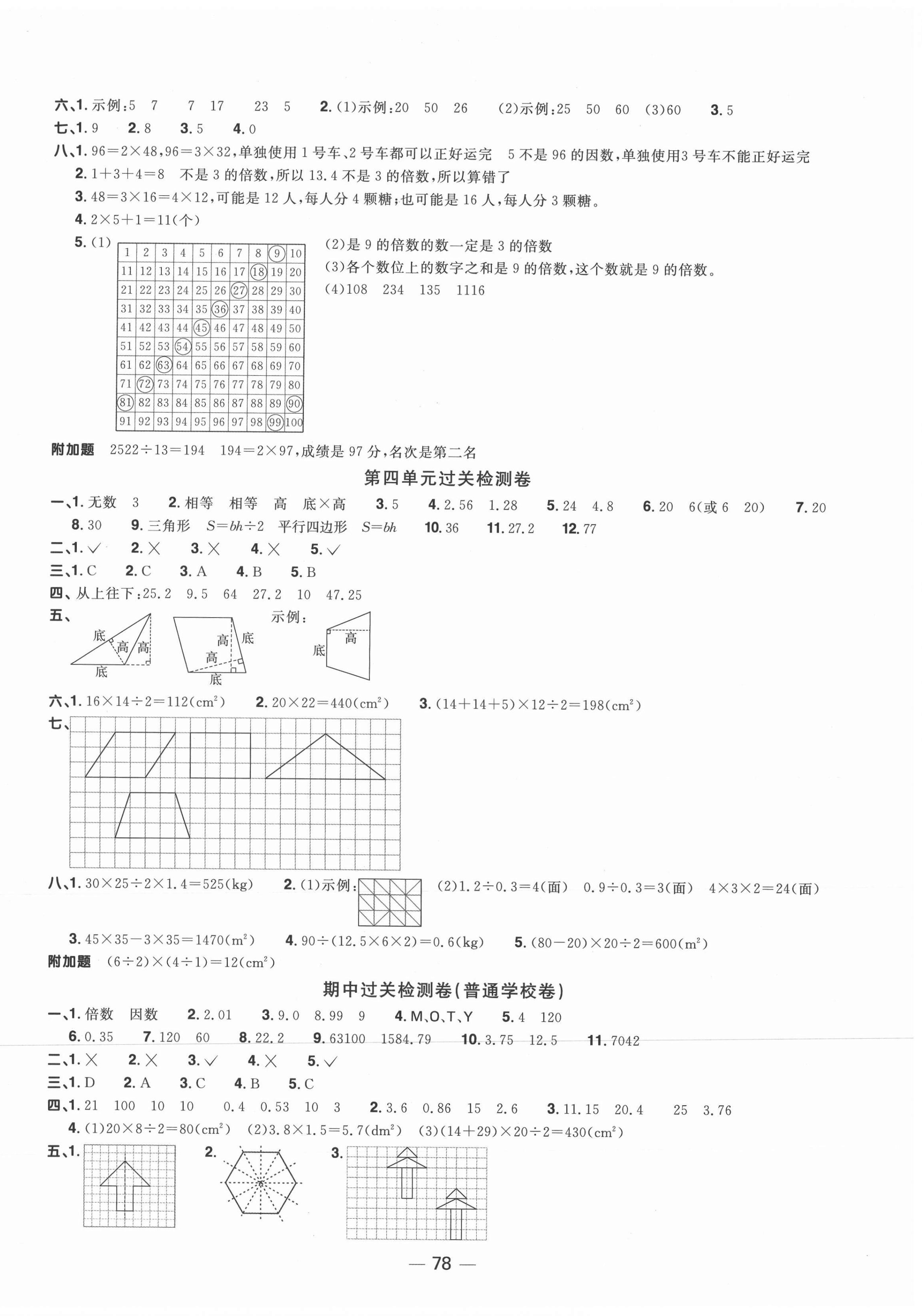 2021年阳光同学一线名师全优好卷五年级数学上册北师大版 第2页