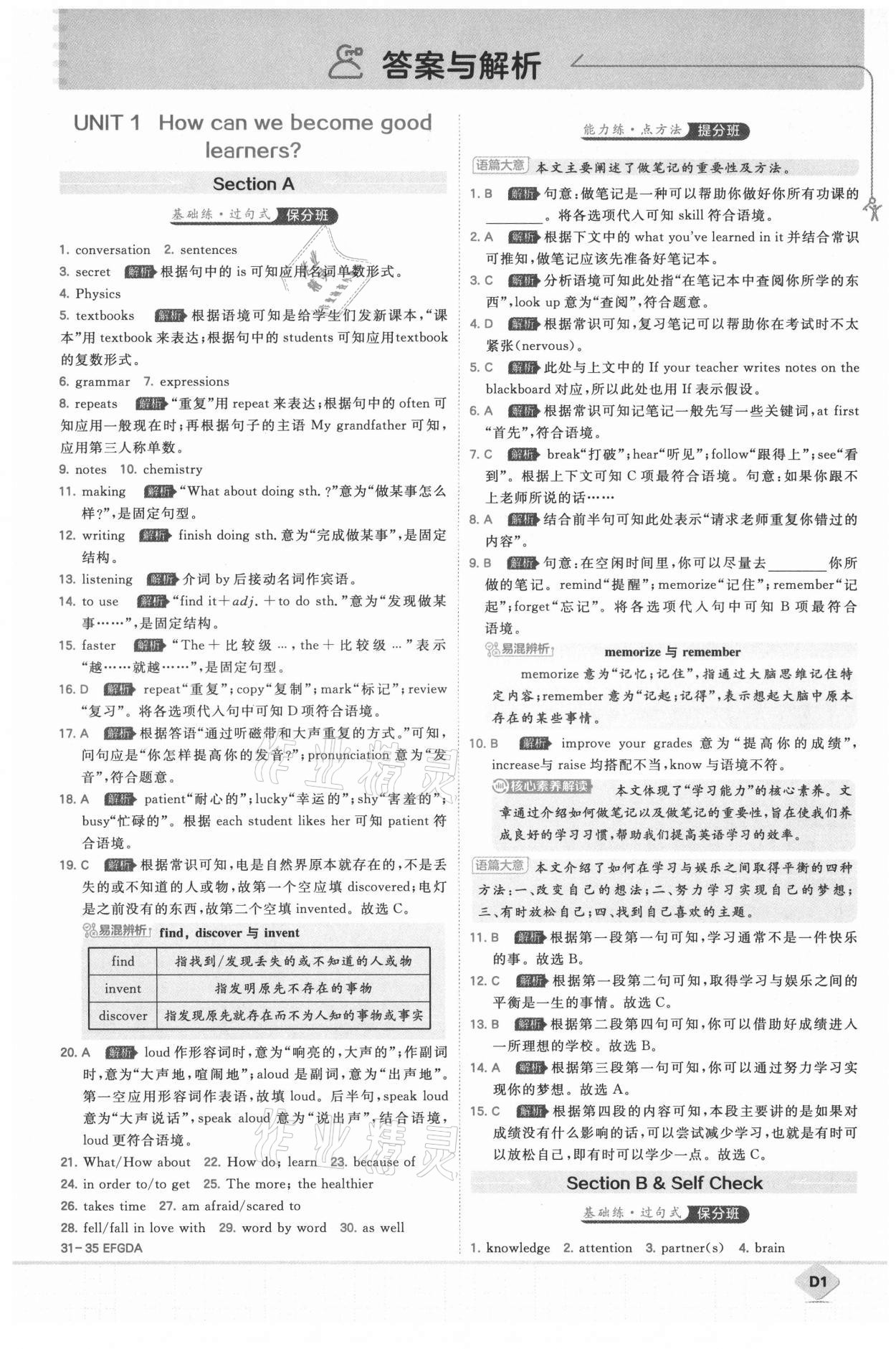 2021年少年班初中英語九年級全一冊人教版 第1頁