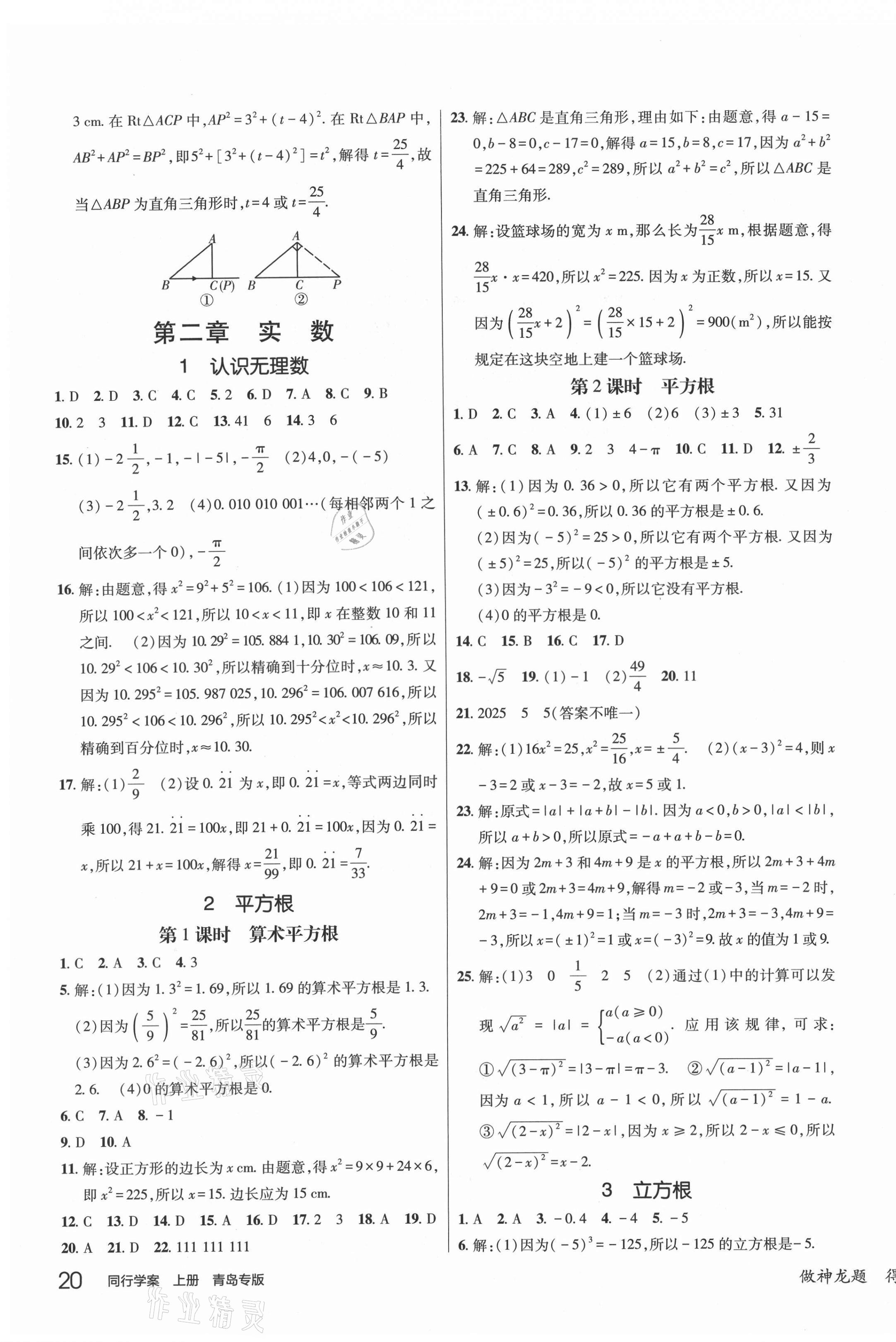 2021年同行學案學練測八年級數(shù)學上冊北師大版青島專版 第7頁