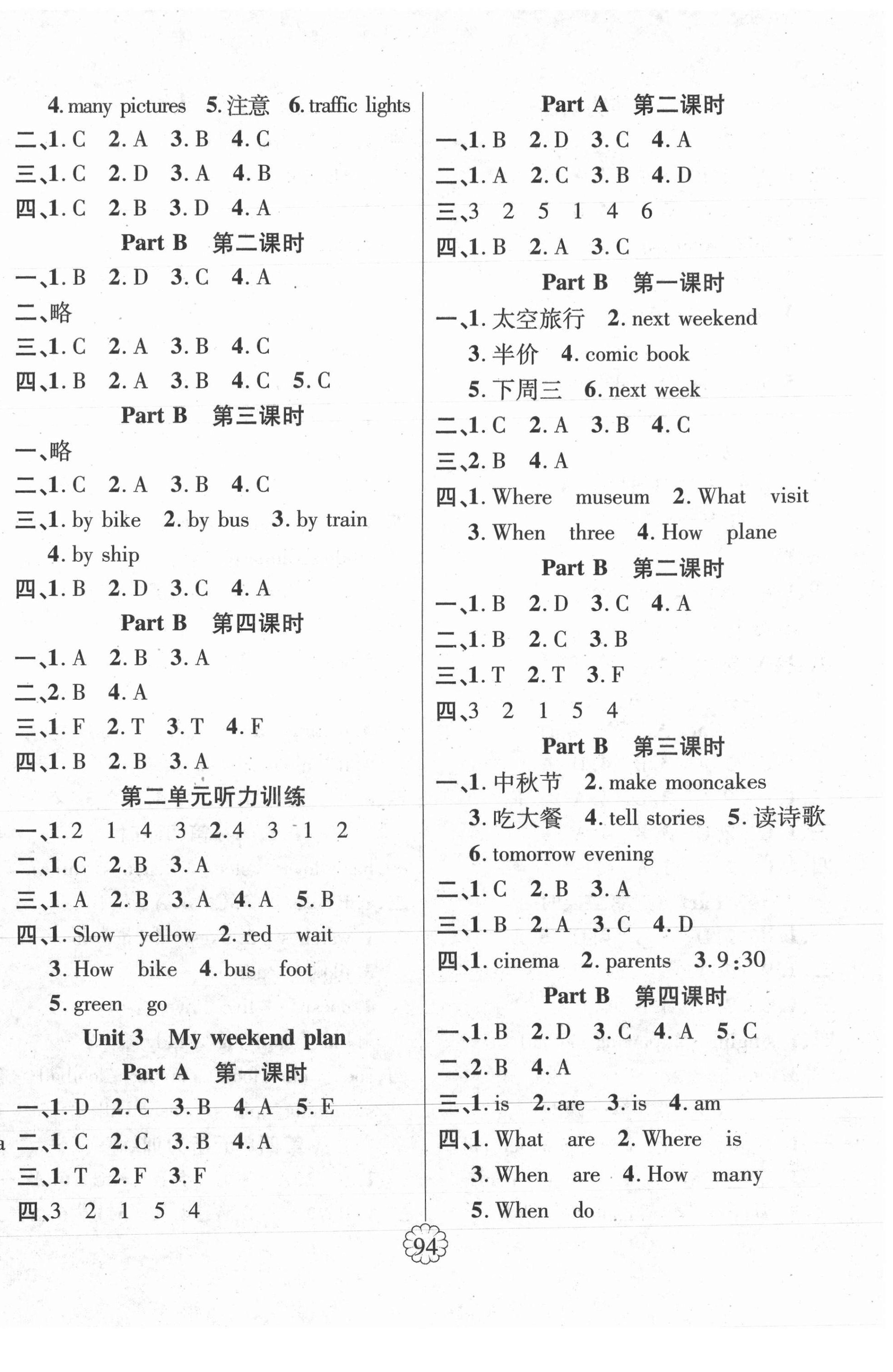 2021年暢優(yōu)新課堂六年級英語上冊人教版 第2頁