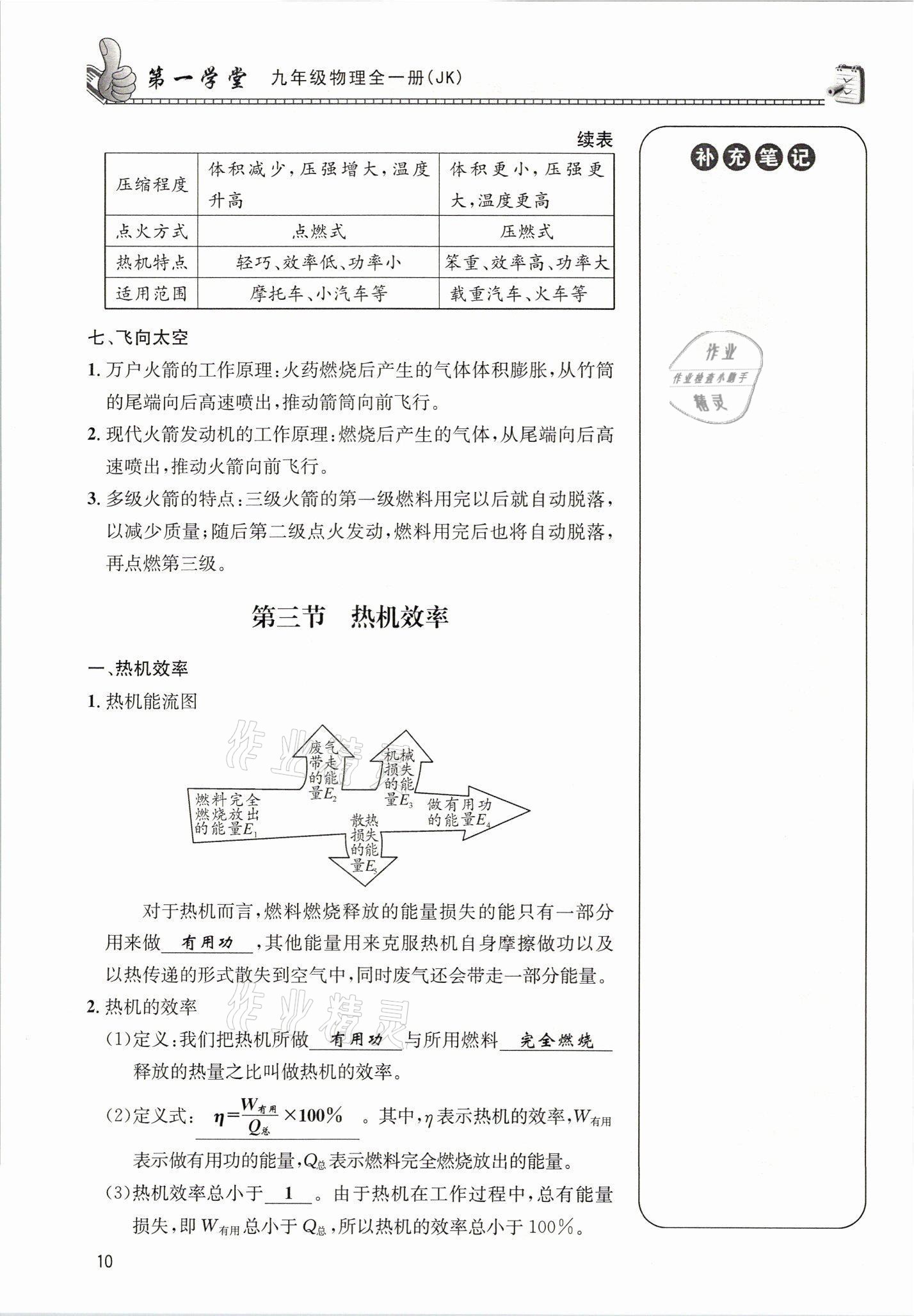 2021年第一學(xué)堂九年級(jí)物理全一冊教科版 參考答案第34頁