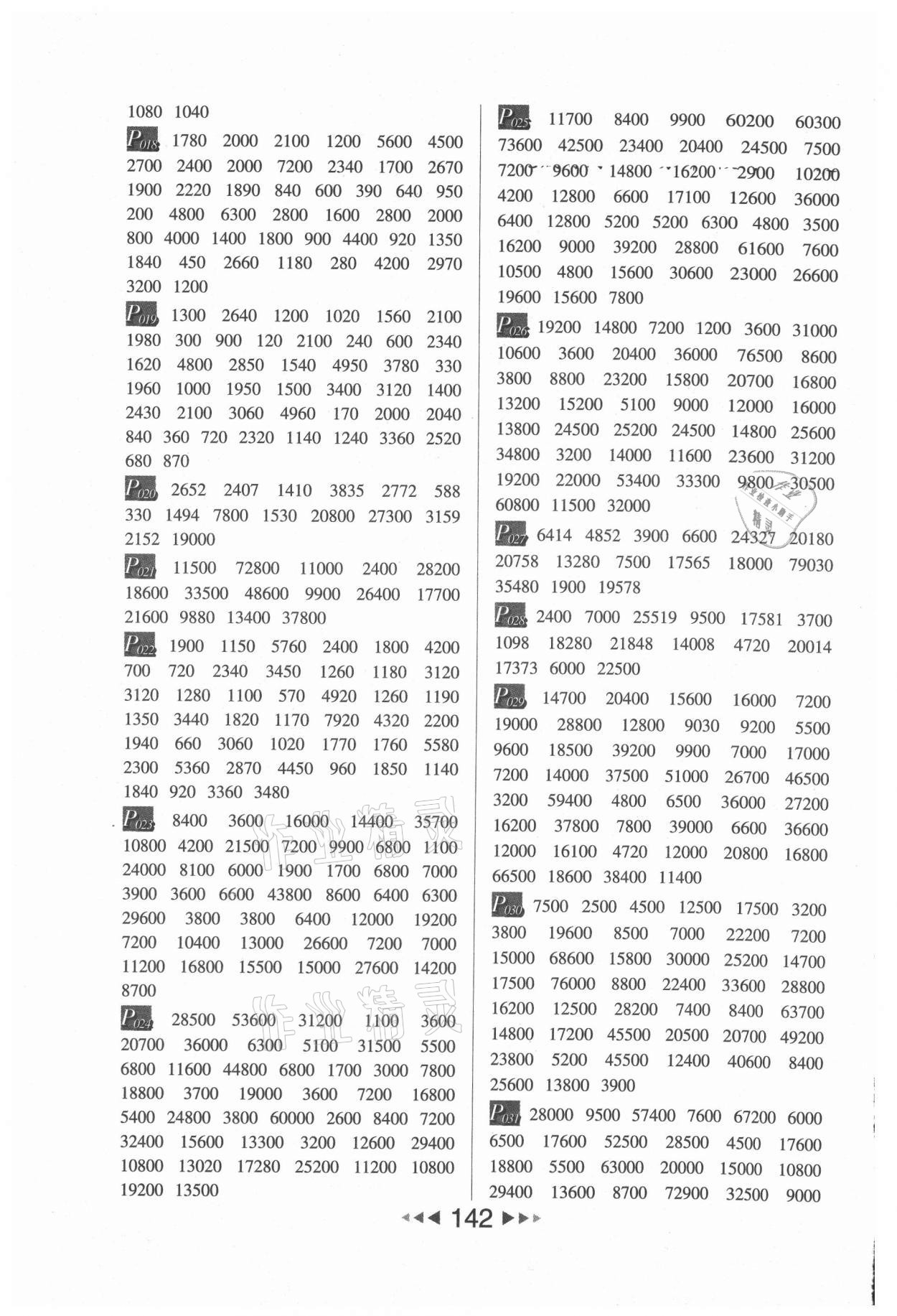 2021年每日10分鐘小學(xué)數(shù)學(xué)計算高手四年級上冊人教版 第2頁