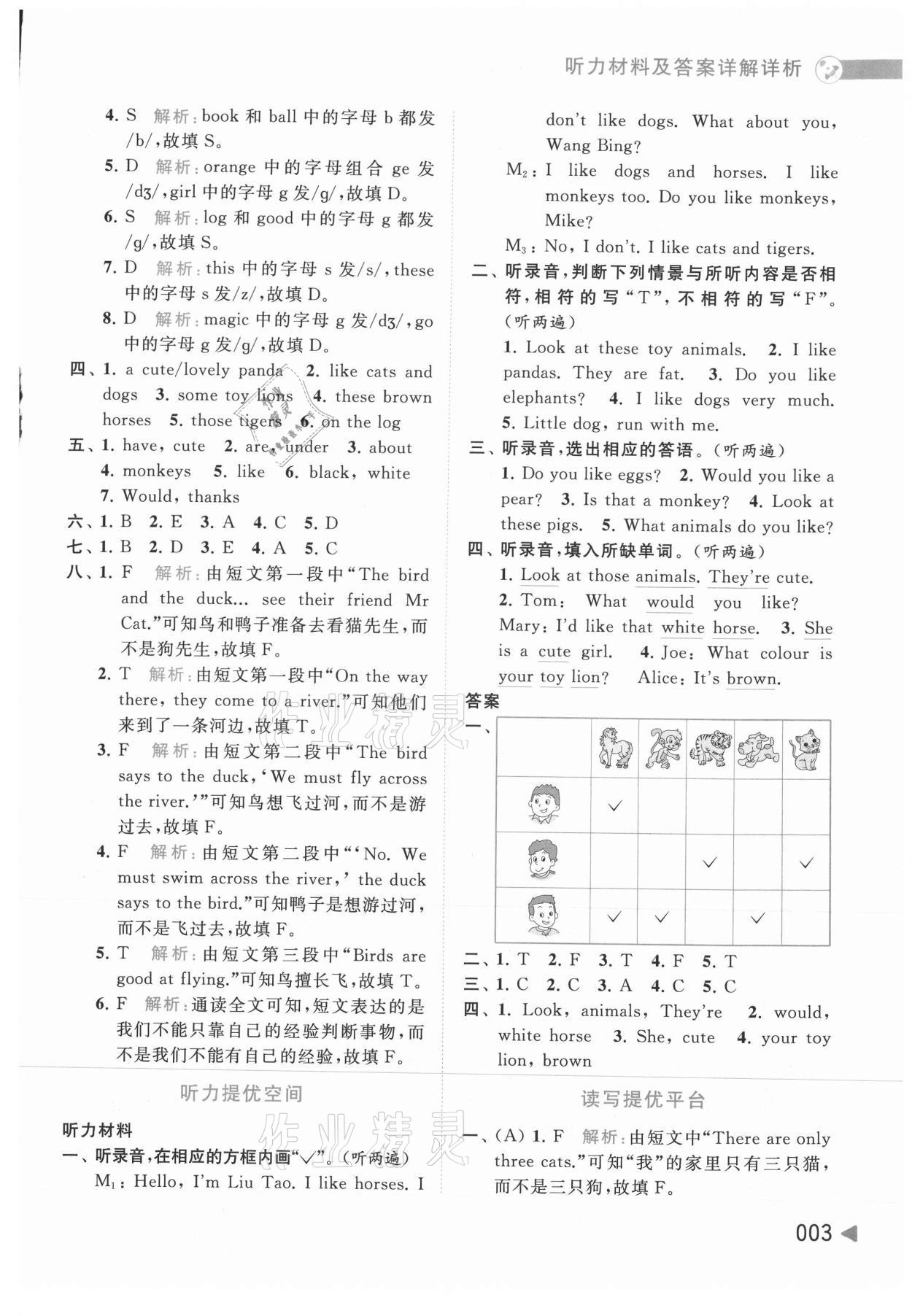 2021年亮點給力提優(yōu)班多維互動空間四年級英語上冊譯林版 第3頁