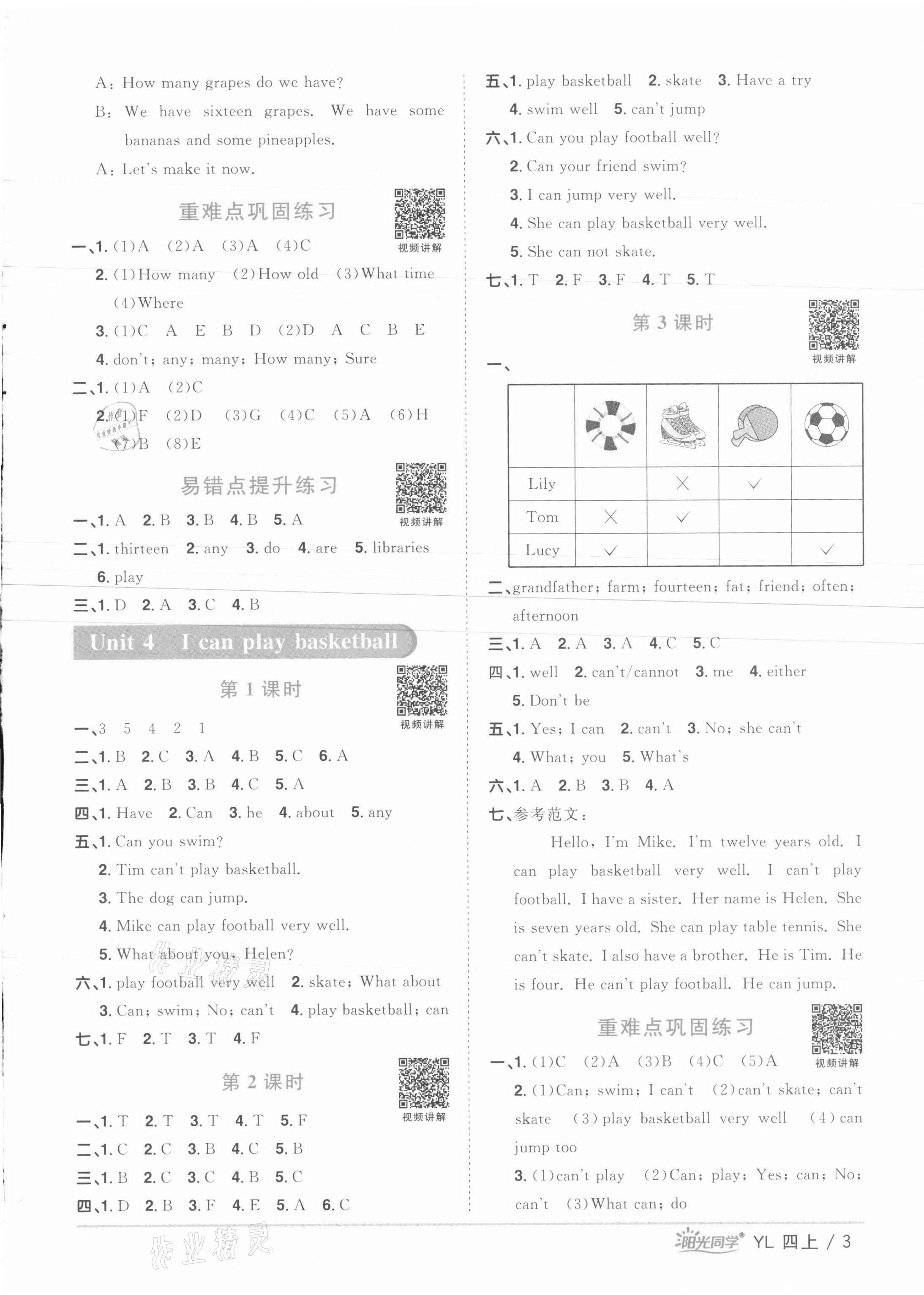 2021年陽(yáng)光同學(xué)課時(shí)優(yōu)化作業(yè)四年級(jí)英語(yǔ)上冊(cè)譯林版徐州專版 第3頁(yè)