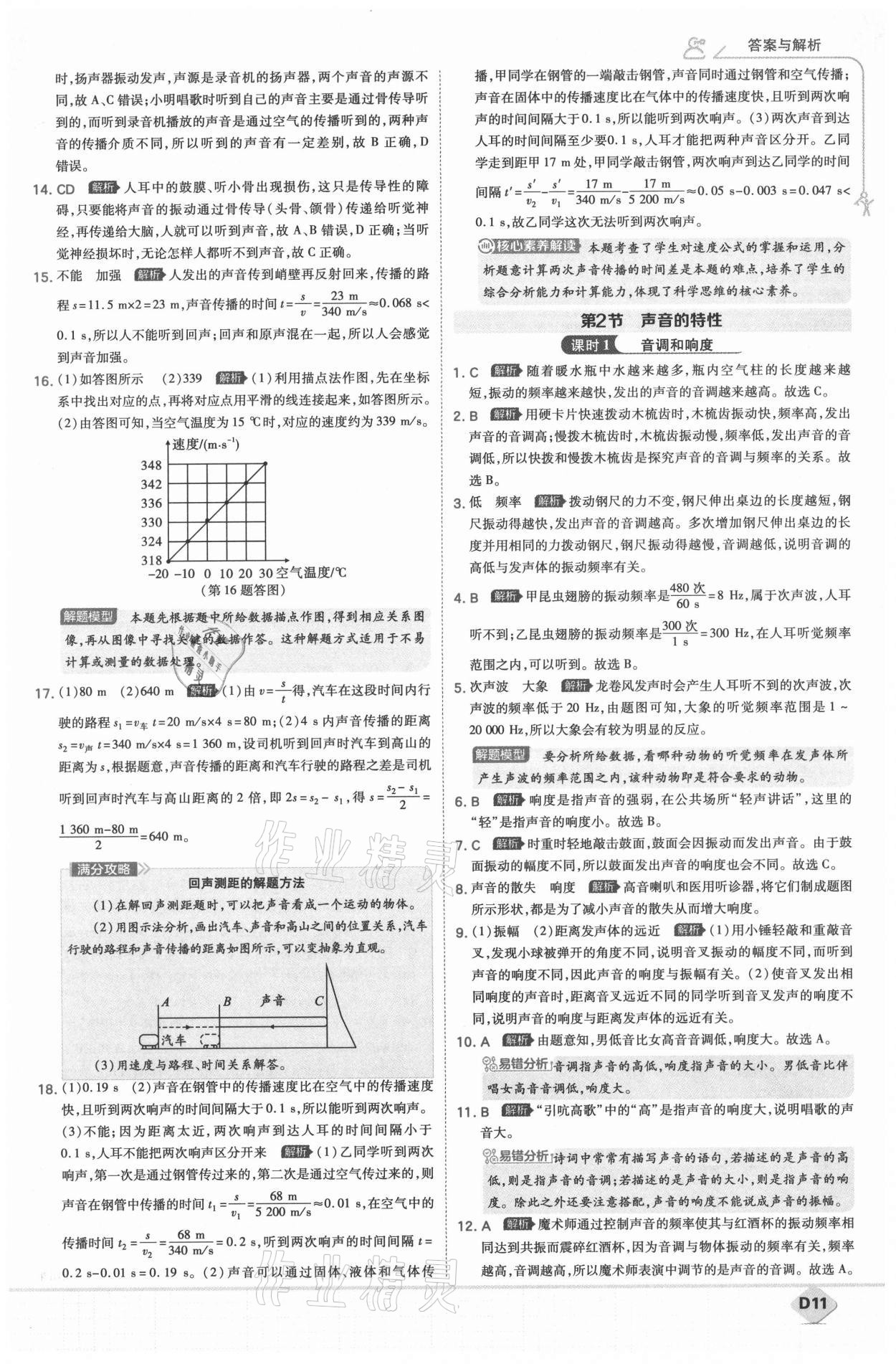 2021年少年班八年級物理上冊人教版 第13頁