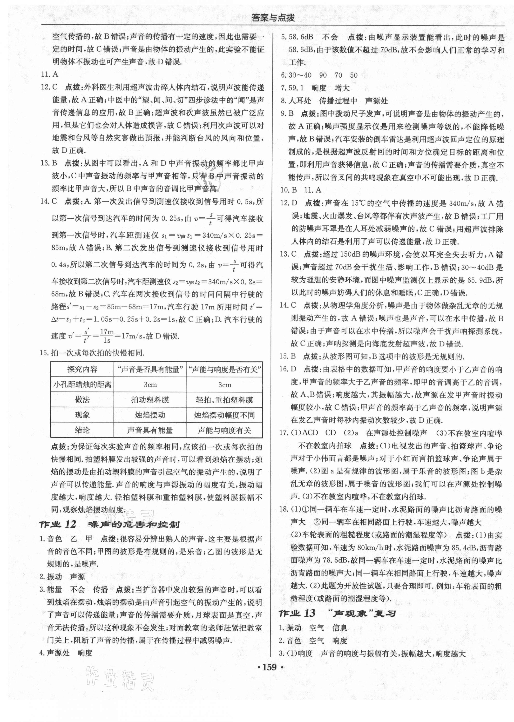 2021年啟東中學(xué)作業(yè)本八年級(jí)物理上冊(cè)人教版 第9頁