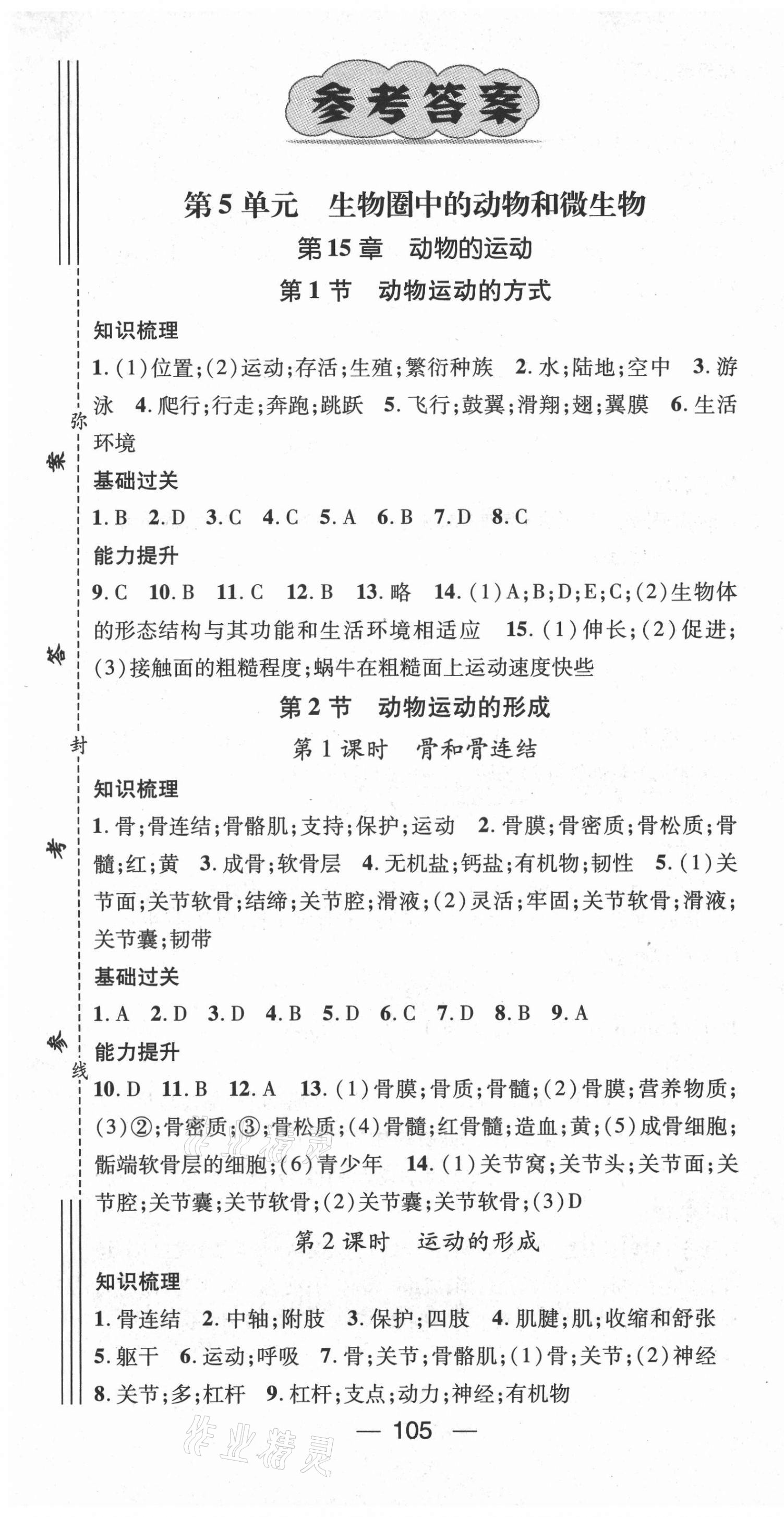 2021年名師測(cè)控八年級(jí)生物上冊(cè)北師大版 第1頁(yè)