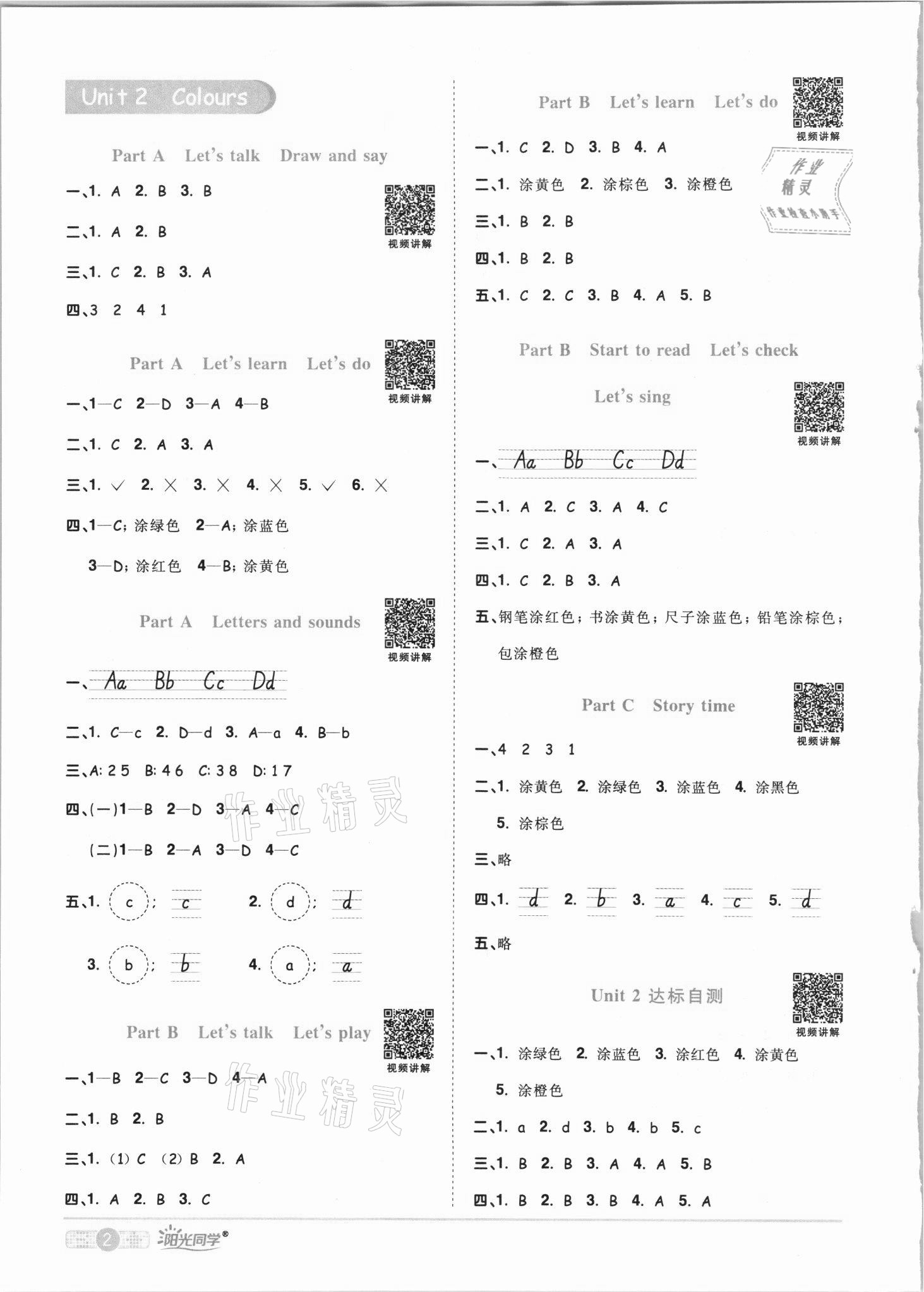 2021年陽光同學(xué)課時(shí)優(yōu)化作業(yè)三年級(jí)英語上冊(cè)人教PEP版 第2頁