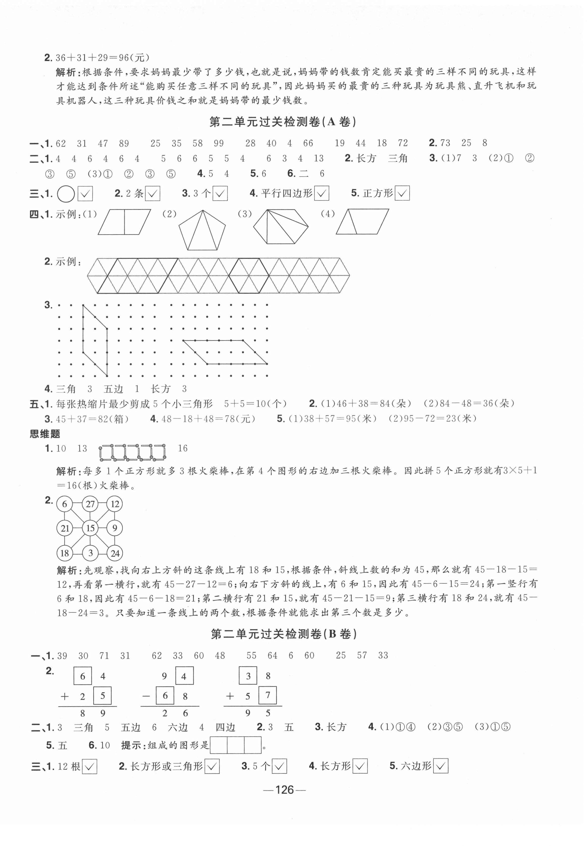 2021年陽(yáng)光同學(xué)一線名師全優(yōu)好卷二年級(jí)數(shù)學(xué)上冊(cè)蘇教版 第2頁(yè)