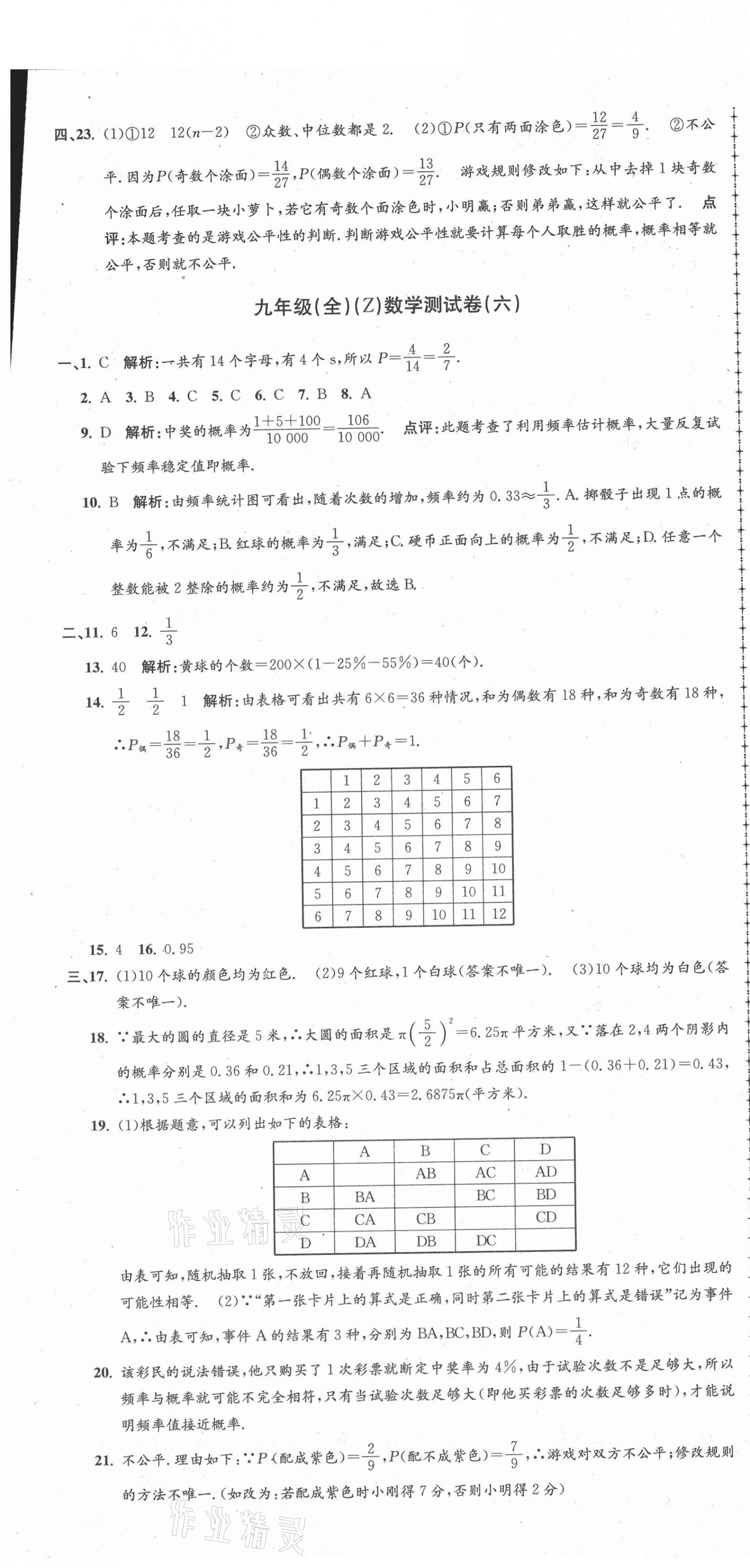 2021年孟建平單元測(cè)試九年級(jí)數(shù)學(xué)全一冊(cè)浙教版 第10頁(yè)