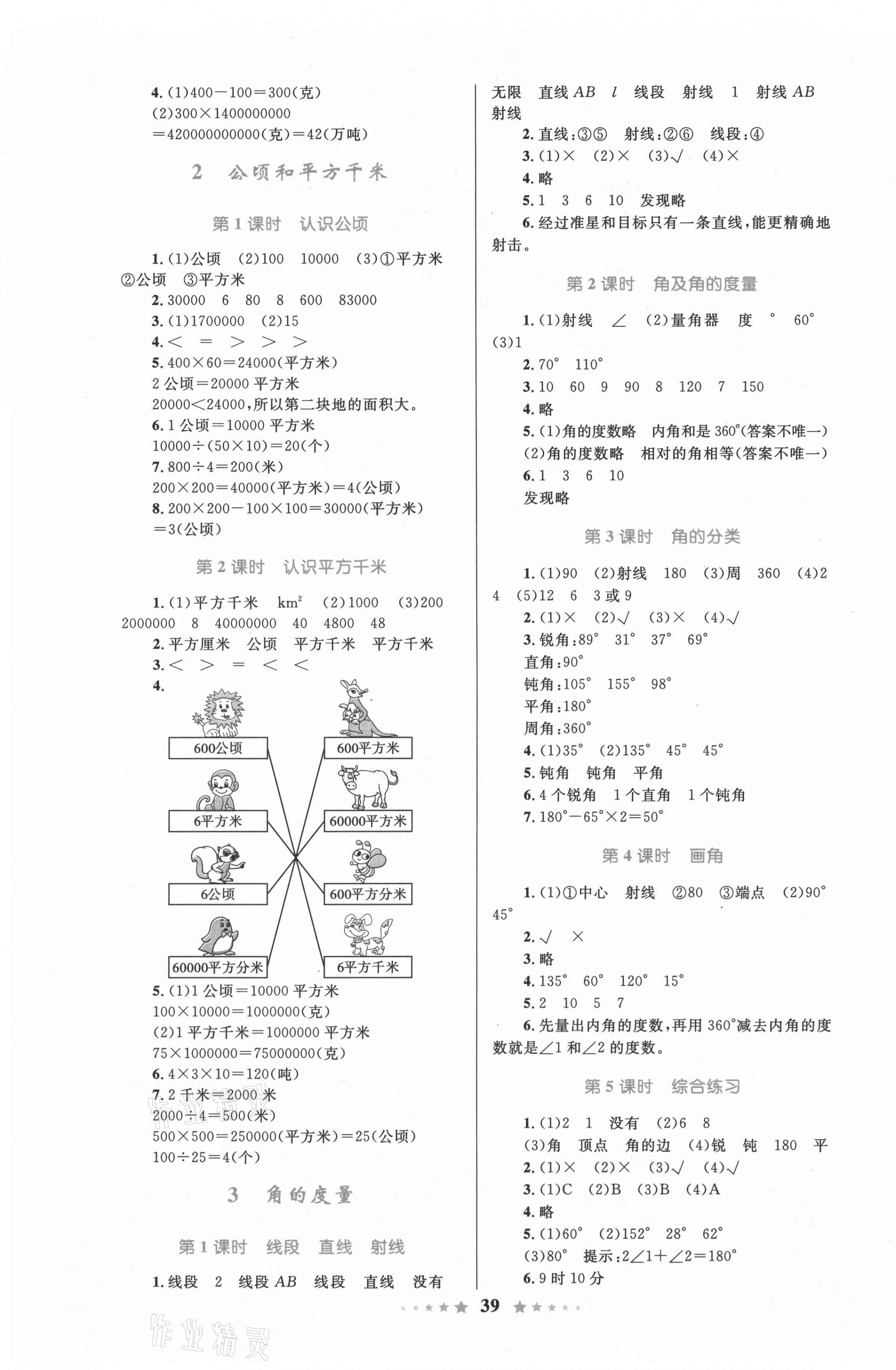 2021年同步測控全優(yōu)設(shè)計四年級數(shù)學(xué)上冊人教版 第3頁