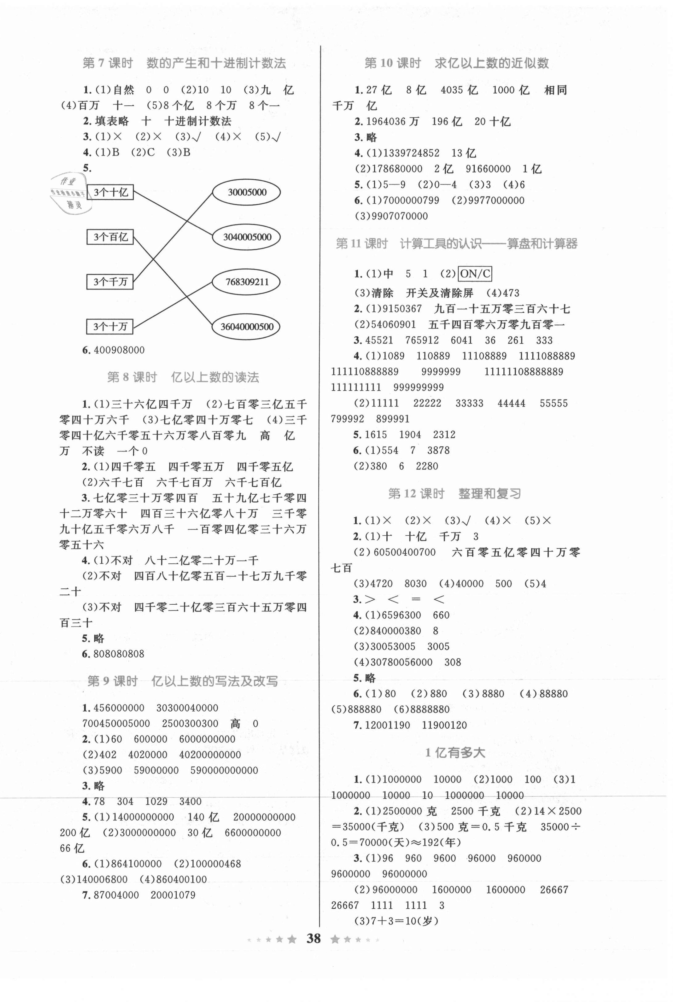 2021年同步測(cè)控全優(yōu)設(shè)計(jì)四年級(jí)數(shù)學(xué)上冊(cè)人教版 第2頁