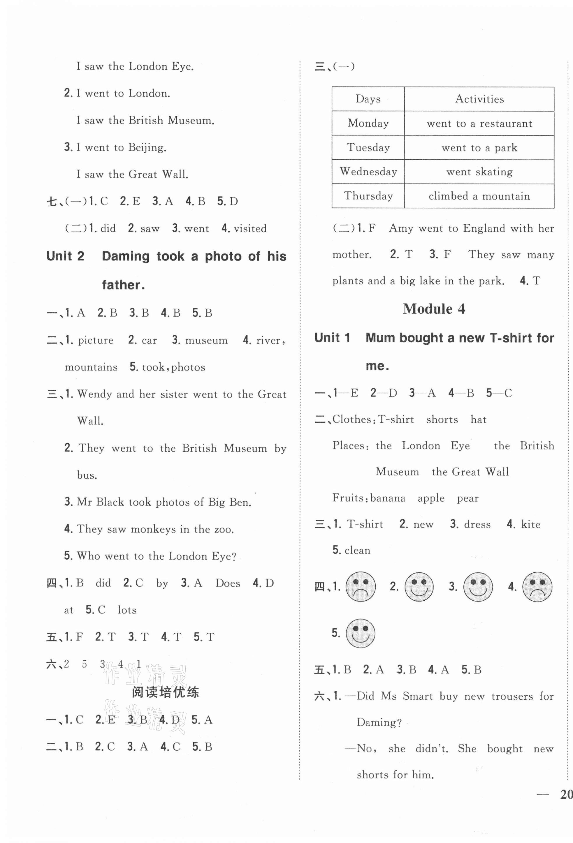 2021年全科王同步課時(shí)練習(xí)五年級(jí)英語上冊(cè)外研版 第3頁