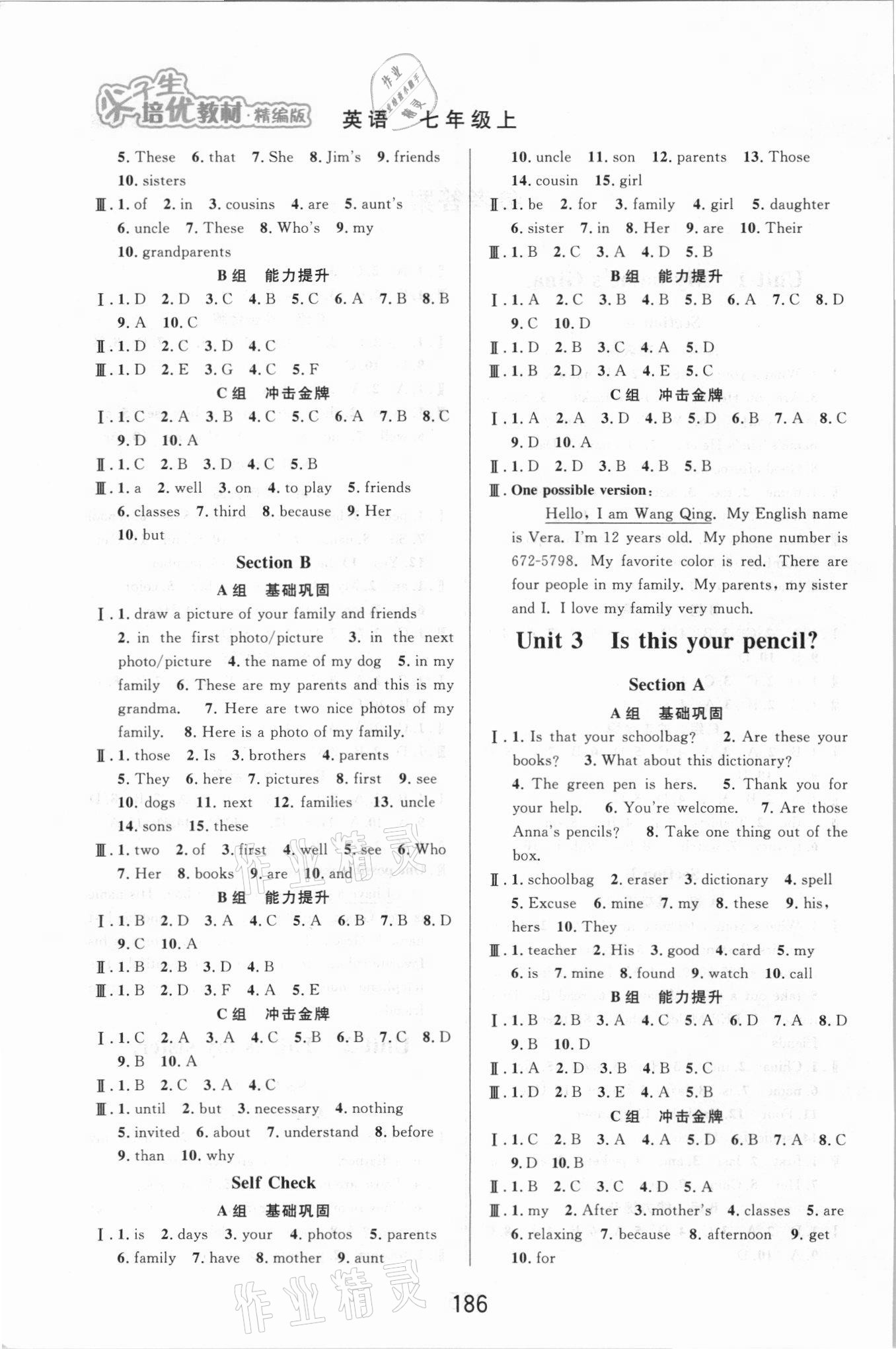 2021年尖子生培優(yōu)教材七年級(jí)英語(yǔ)上冊(cè)人教版精編版 第2頁(yè)