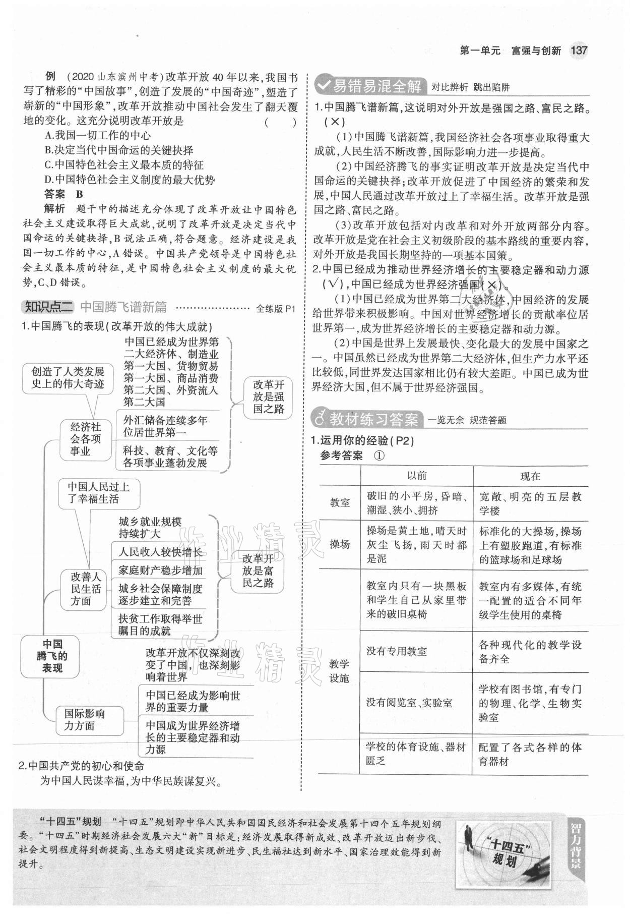 2021年教材課本九年級(jí)道德與法治上冊(cè)人教版 參考答案第3頁(yè)