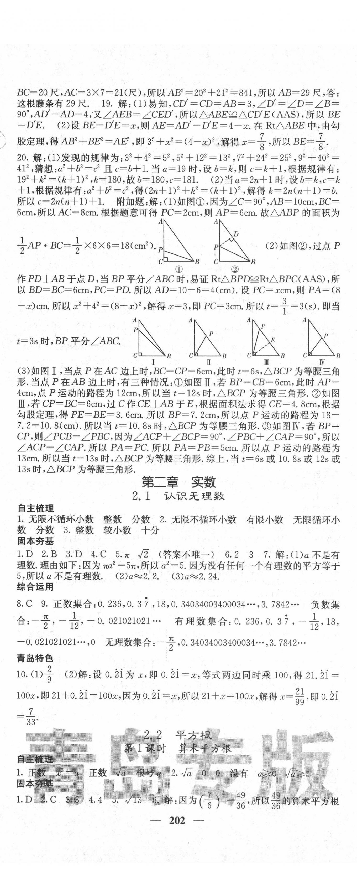 2021年名校課堂內(nèi)外八年級數(shù)學(xué)上冊北師大版青島專版 第5頁