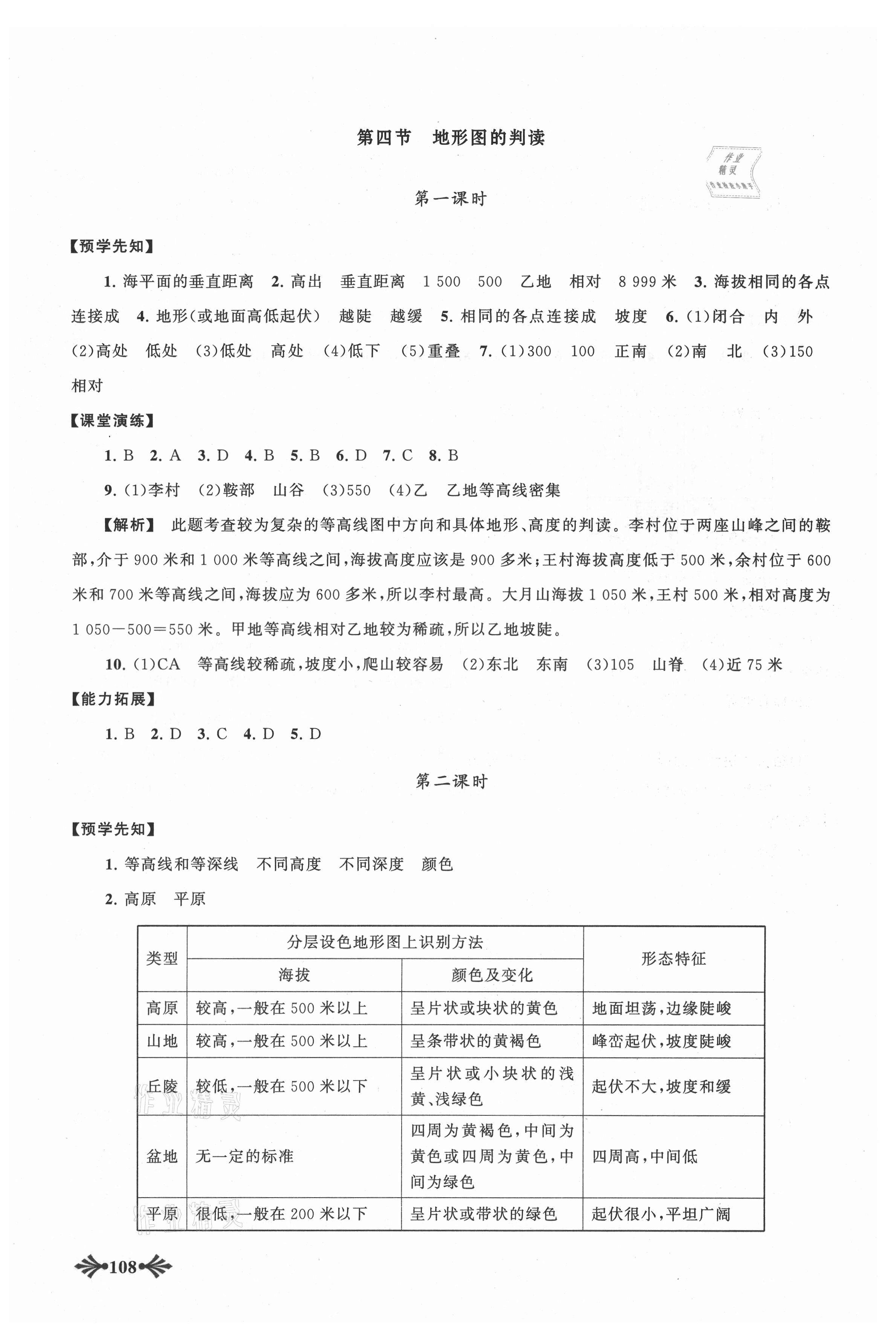 2021年自主學(xué)習(xí)當(dāng)堂反饋七年級地理上冊人教版 第6頁