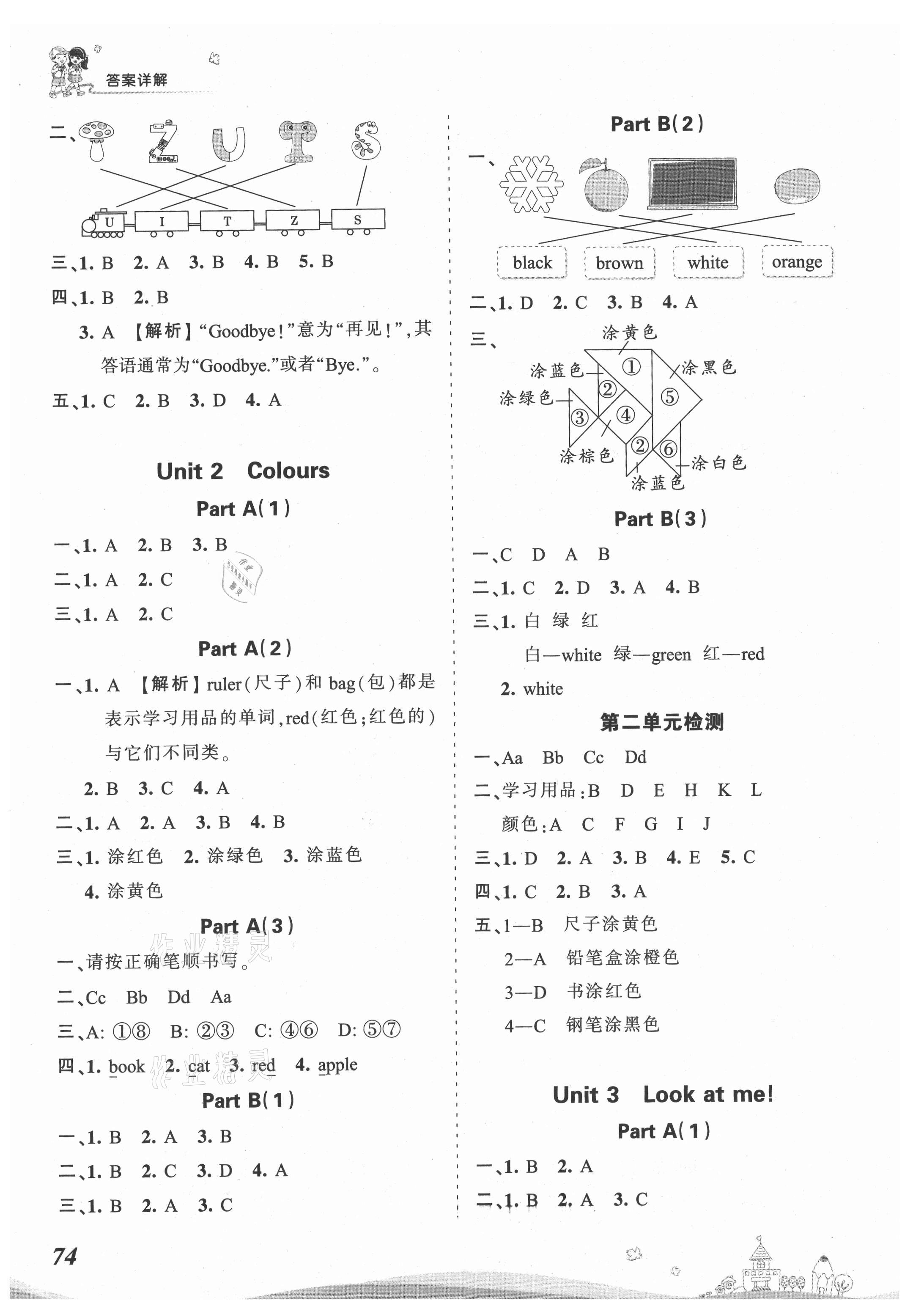 2021年創(chuàng)維新課堂三年級英語上冊人教版 第2頁