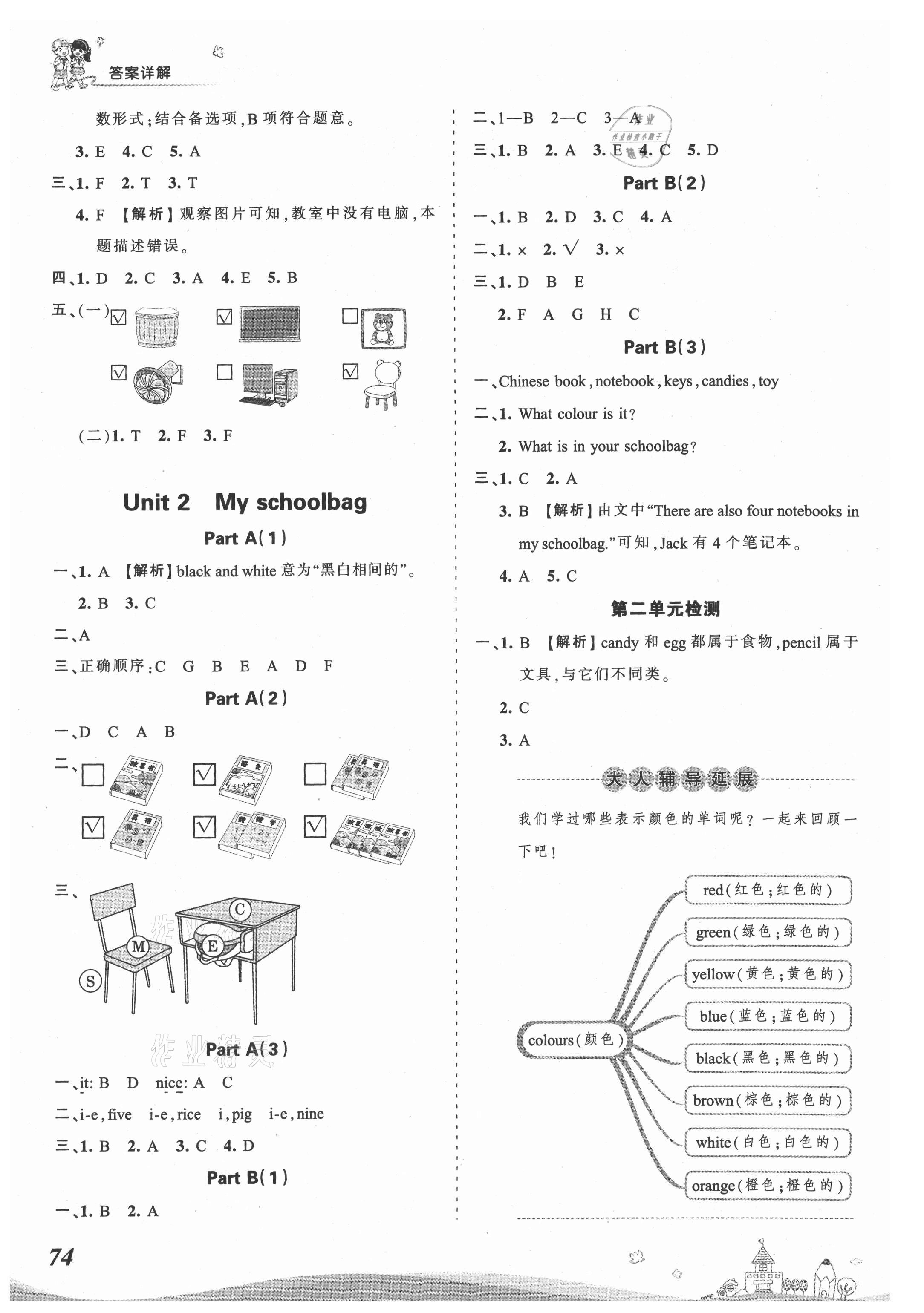 2021年創(chuàng)維新課堂四年級英語上冊人教版 第2頁