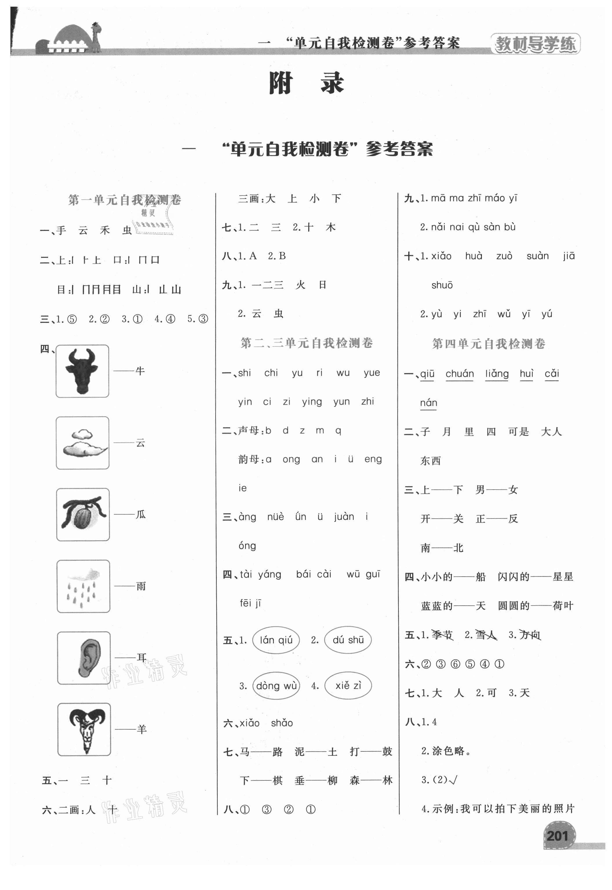 2021年倍速學(xué)習(xí)法一年級(jí)語(yǔ)文上冊(cè)人教版 第1頁(yè)