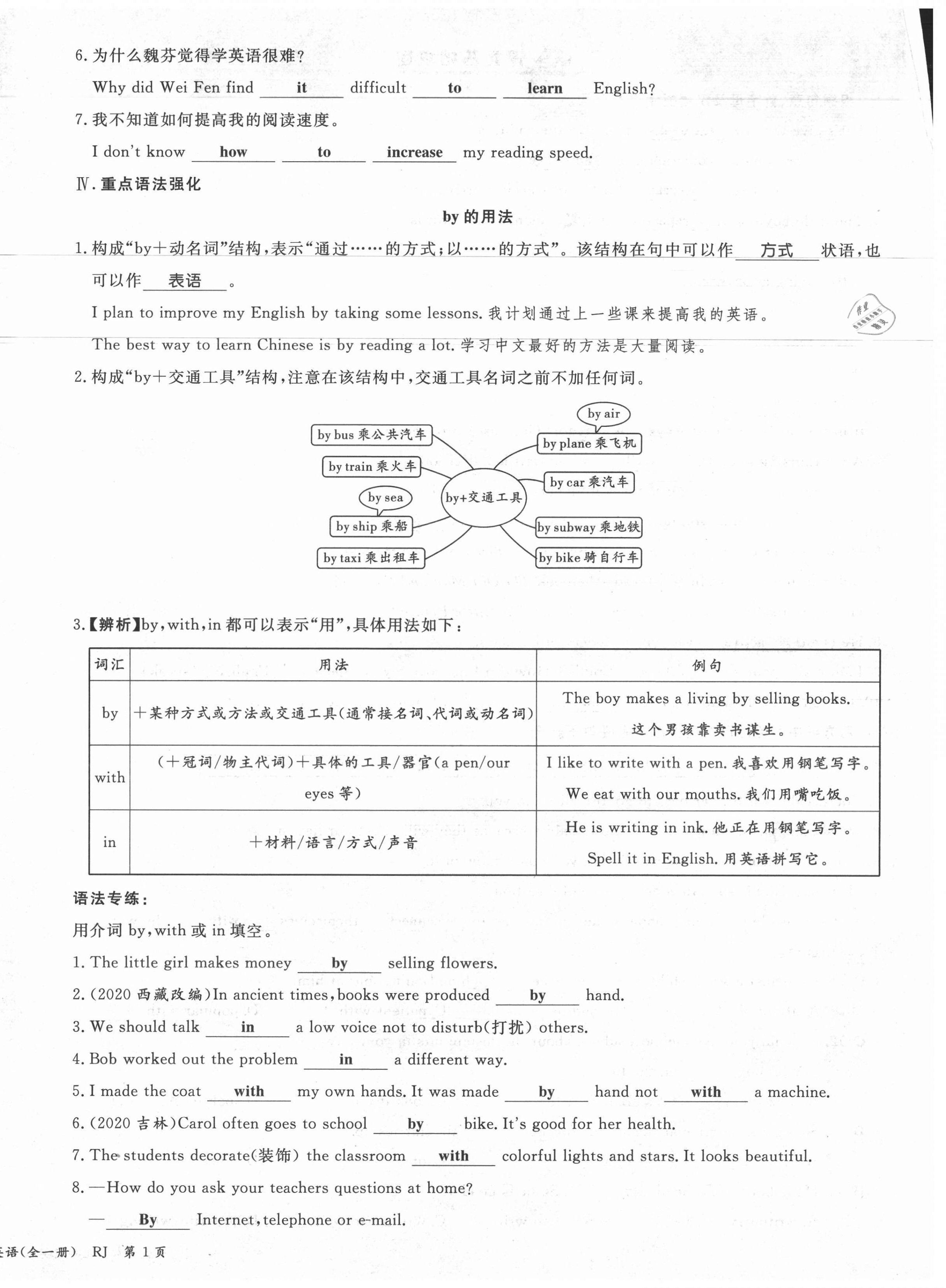 2021年權(quán)威考卷九年級(jí)英語(yǔ)全一冊(cè)人教版 第2頁(yè)