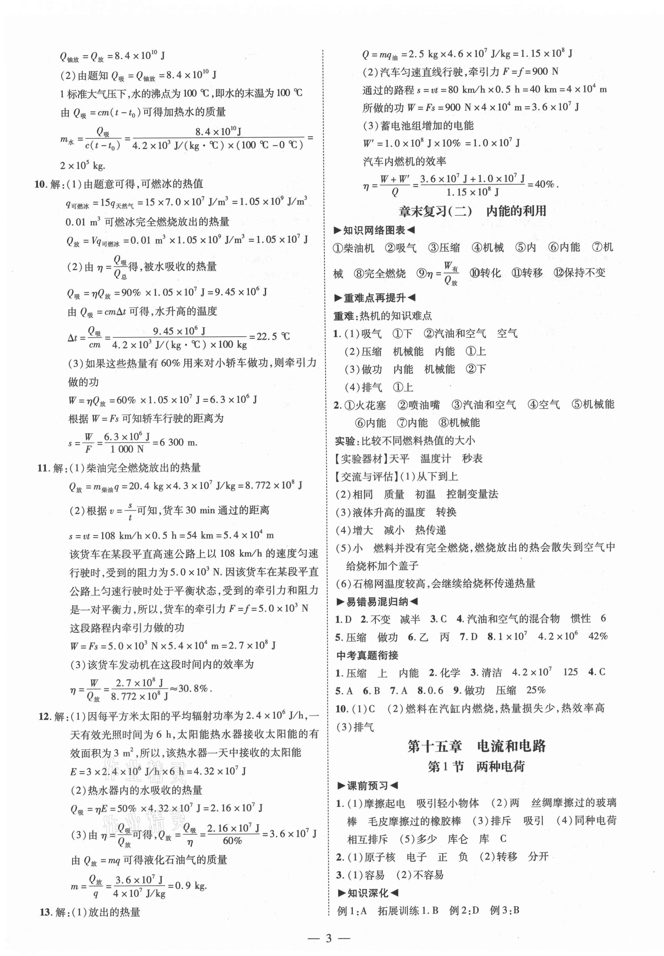 2021年同步?jīng)_刺九年級(jí)物理全一冊(cè)人教版 第3頁(yè)