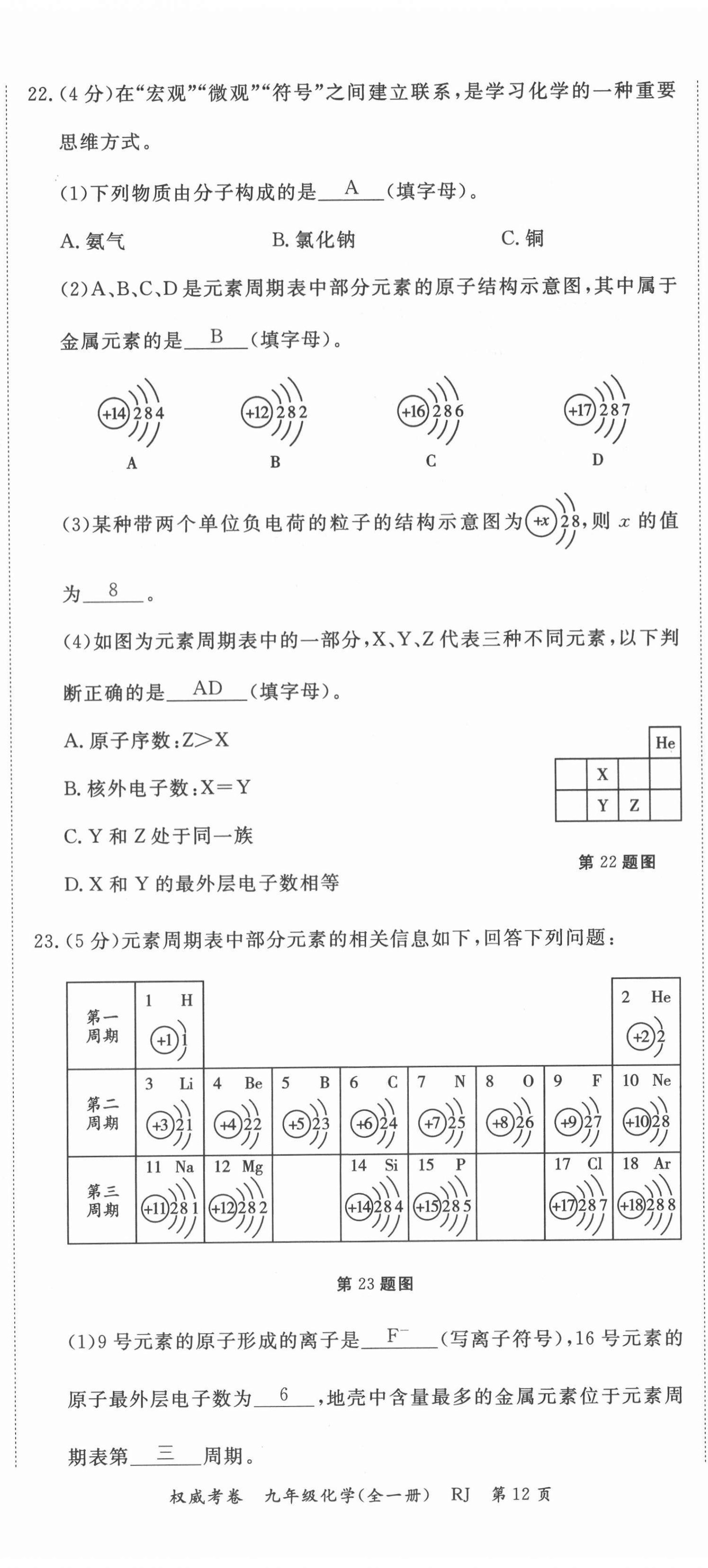 2021年權(quán)威考卷九年級(jí)化學(xué)全一冊人教版 第35頁