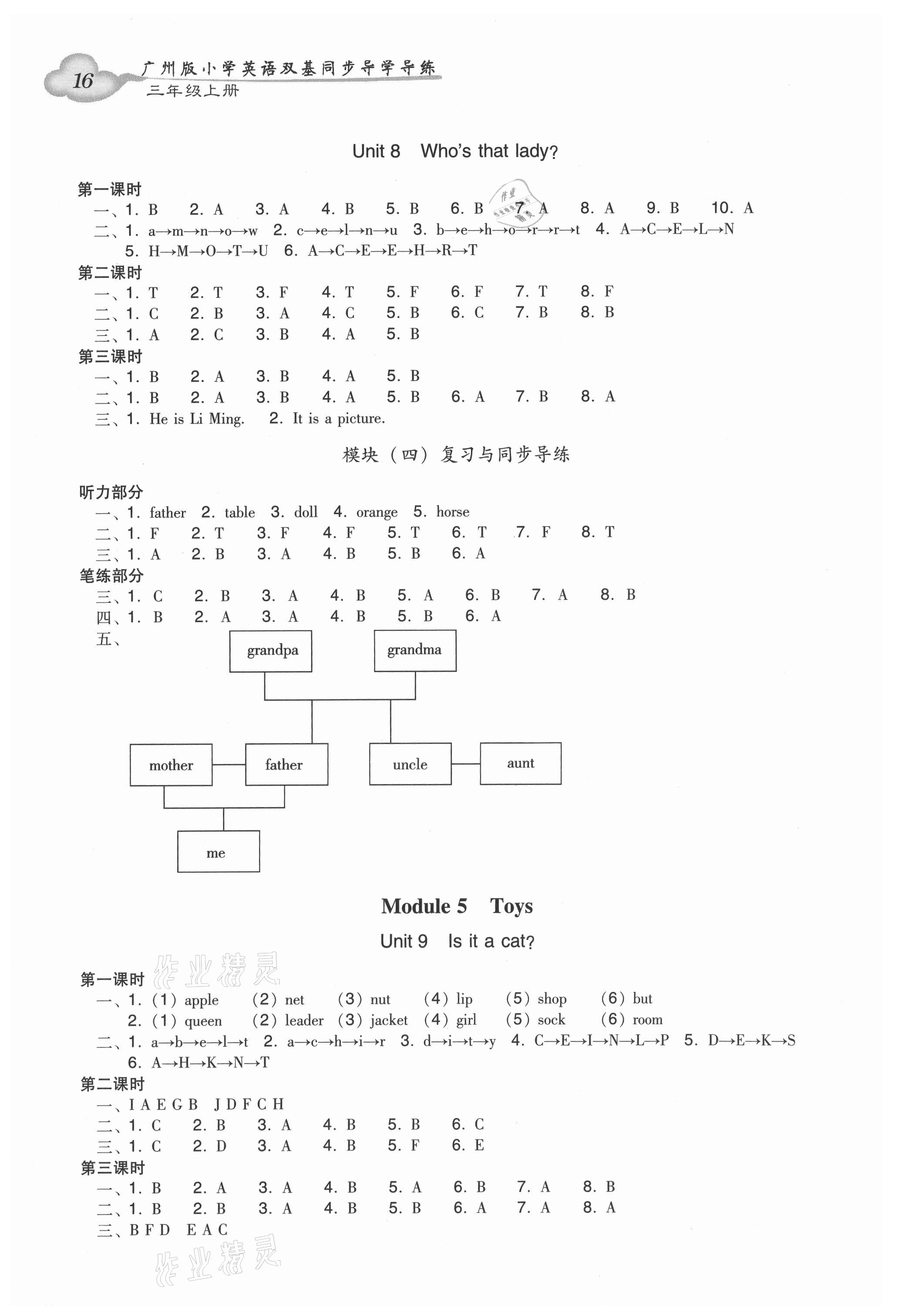 2021年雙基同步導(dǎo)學(xué)導(dǎo)練三年級英語上冊教科版廣州專版 第4頁