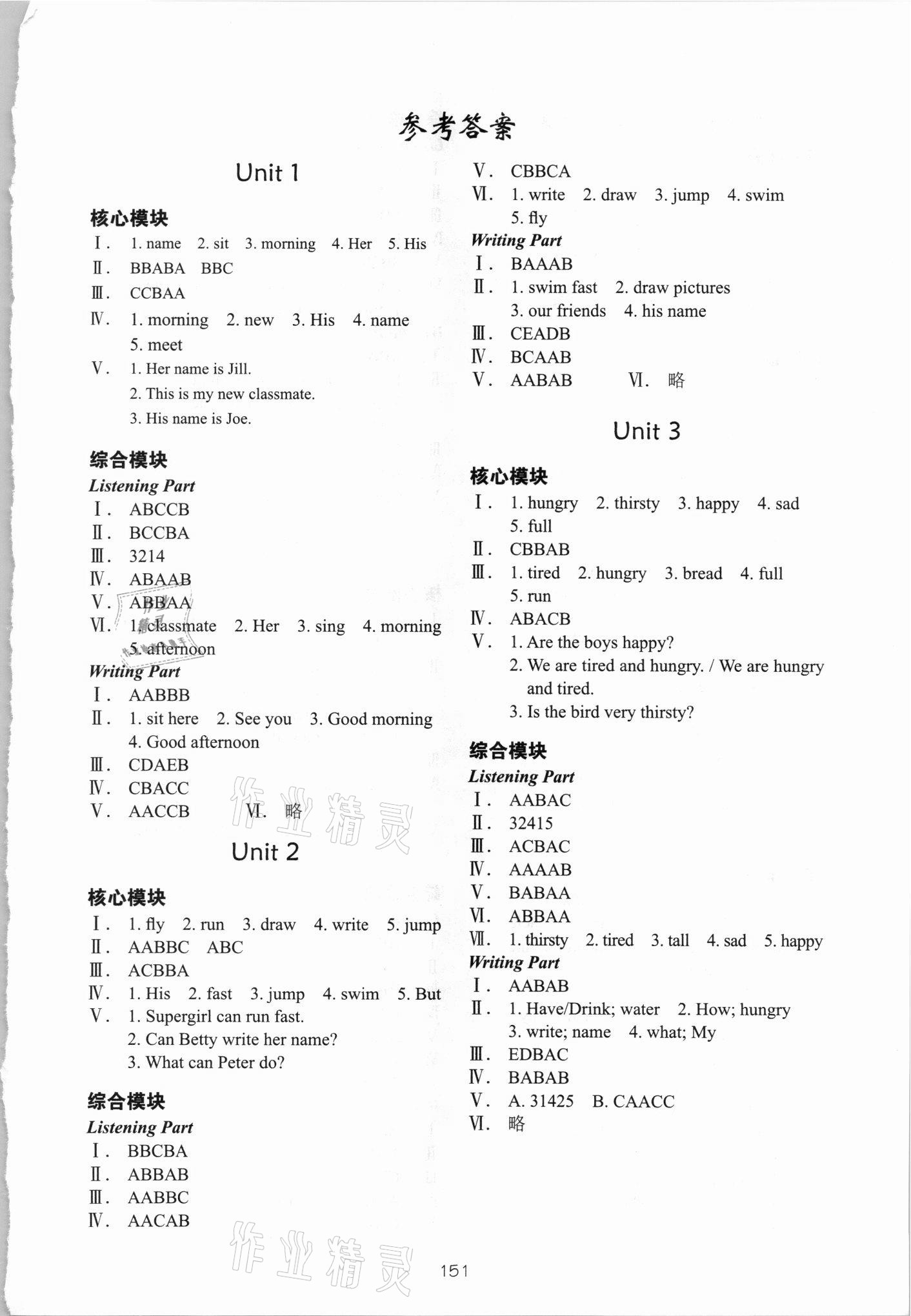 2021年深圳市小學英語課堂跟蹤四年級上冊滬教版 第1頁