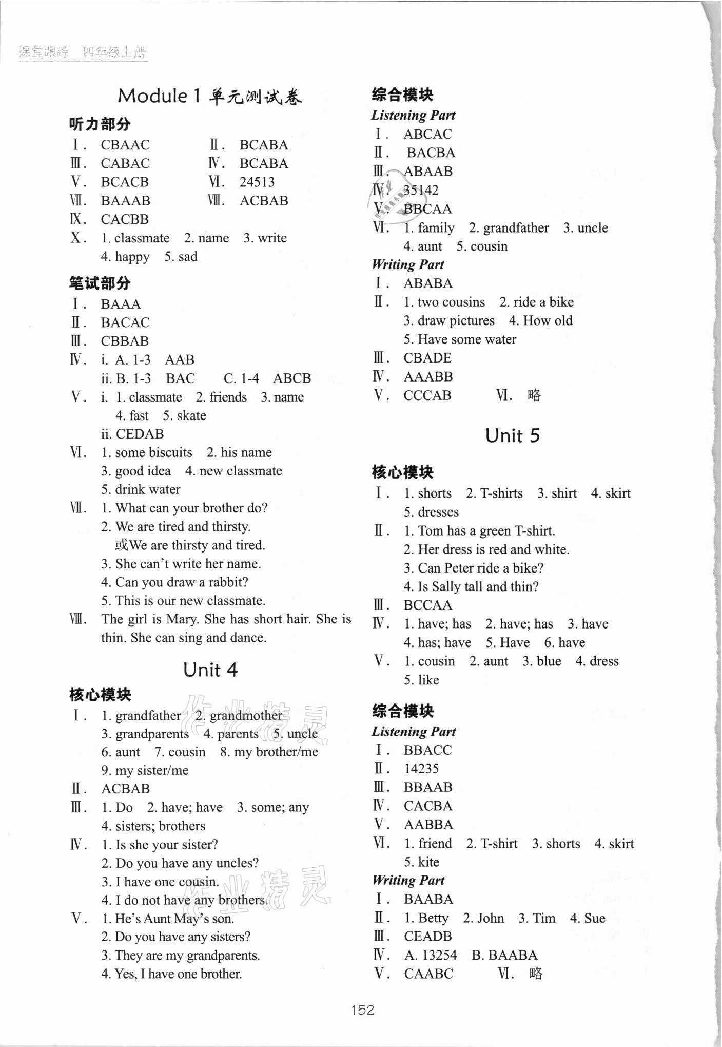 2021年深圳市小學(xué)英語課堂跟蹤四年級上冊滬教版 第2頁