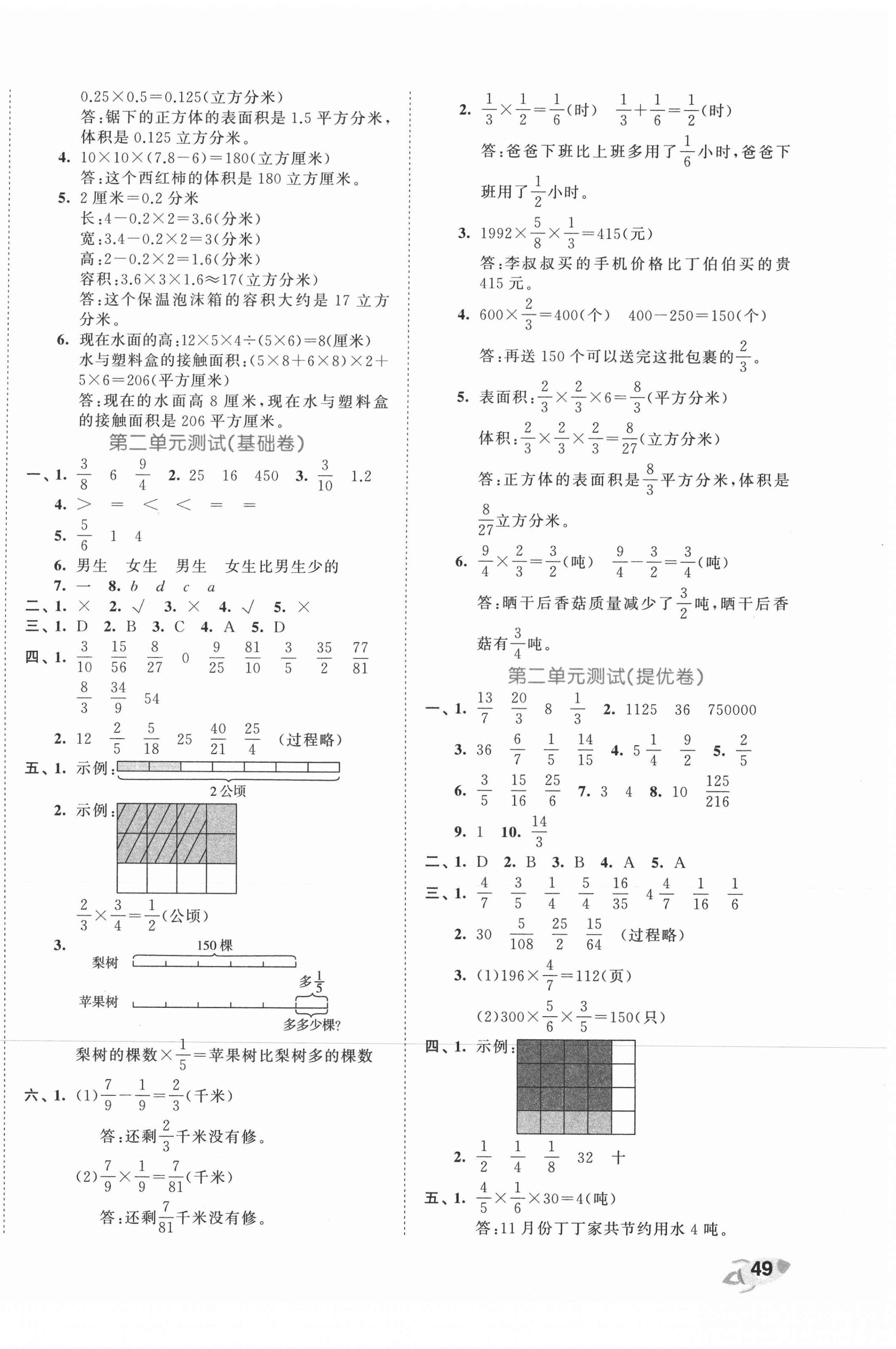 2021年53全優(yōu)卷六年級數(shù)學(xué)上冊蘇教版 第2頁