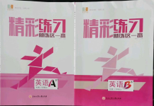 2021年精彩练习就练这一本八年级英语上册人教版杭州专版