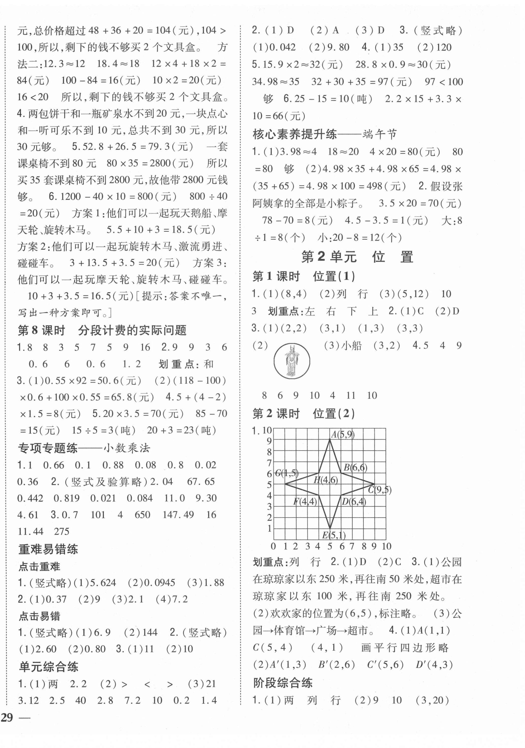 2021年全科王同步課時(shí)練習(xí)五年級(jí)數(shù)學(xué)上冊人教版福建專版 第2頁