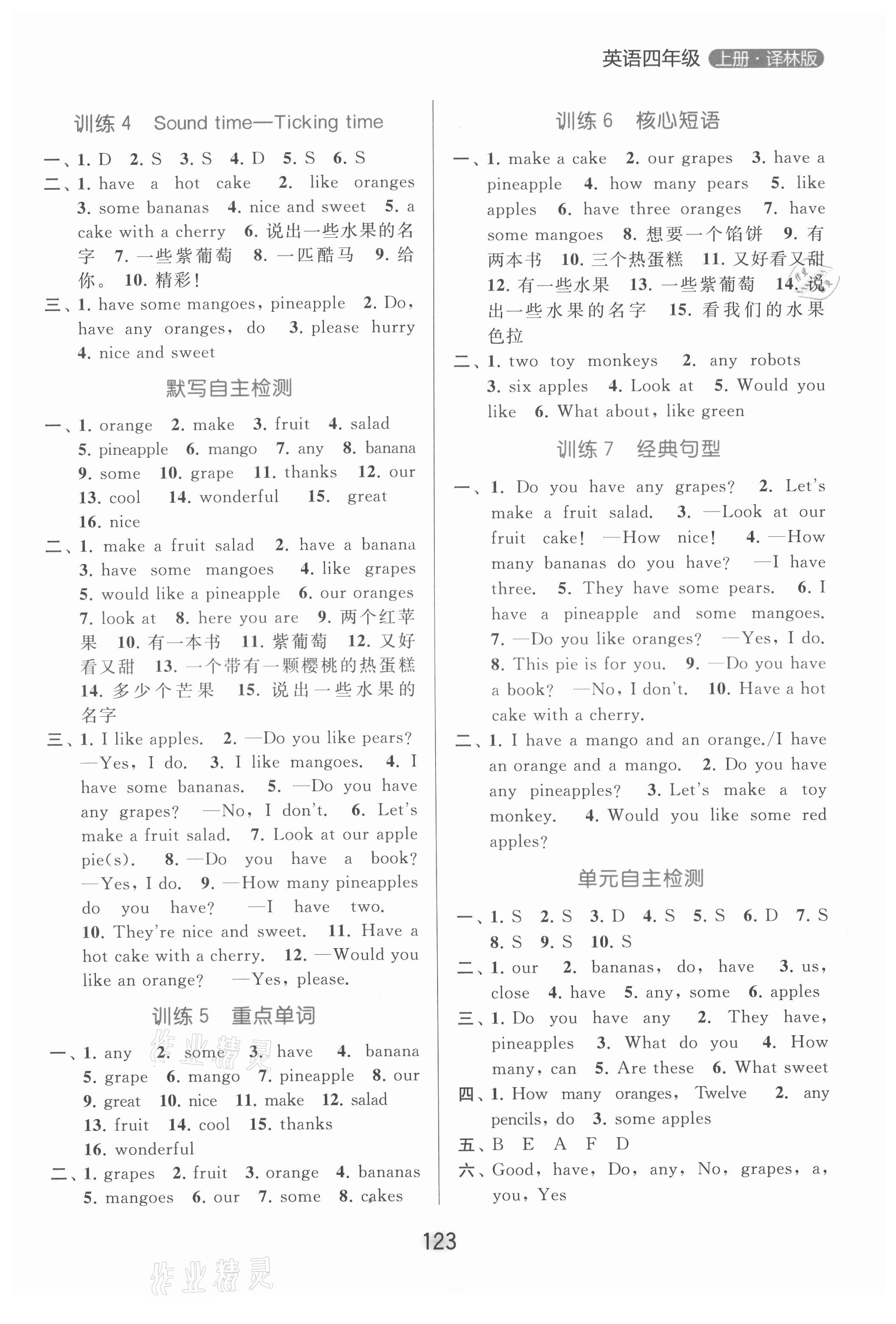 2021年亮點(diǎn)給力默寫天天練四年級(jí)英語上冊(cè)譯林版 第3頁