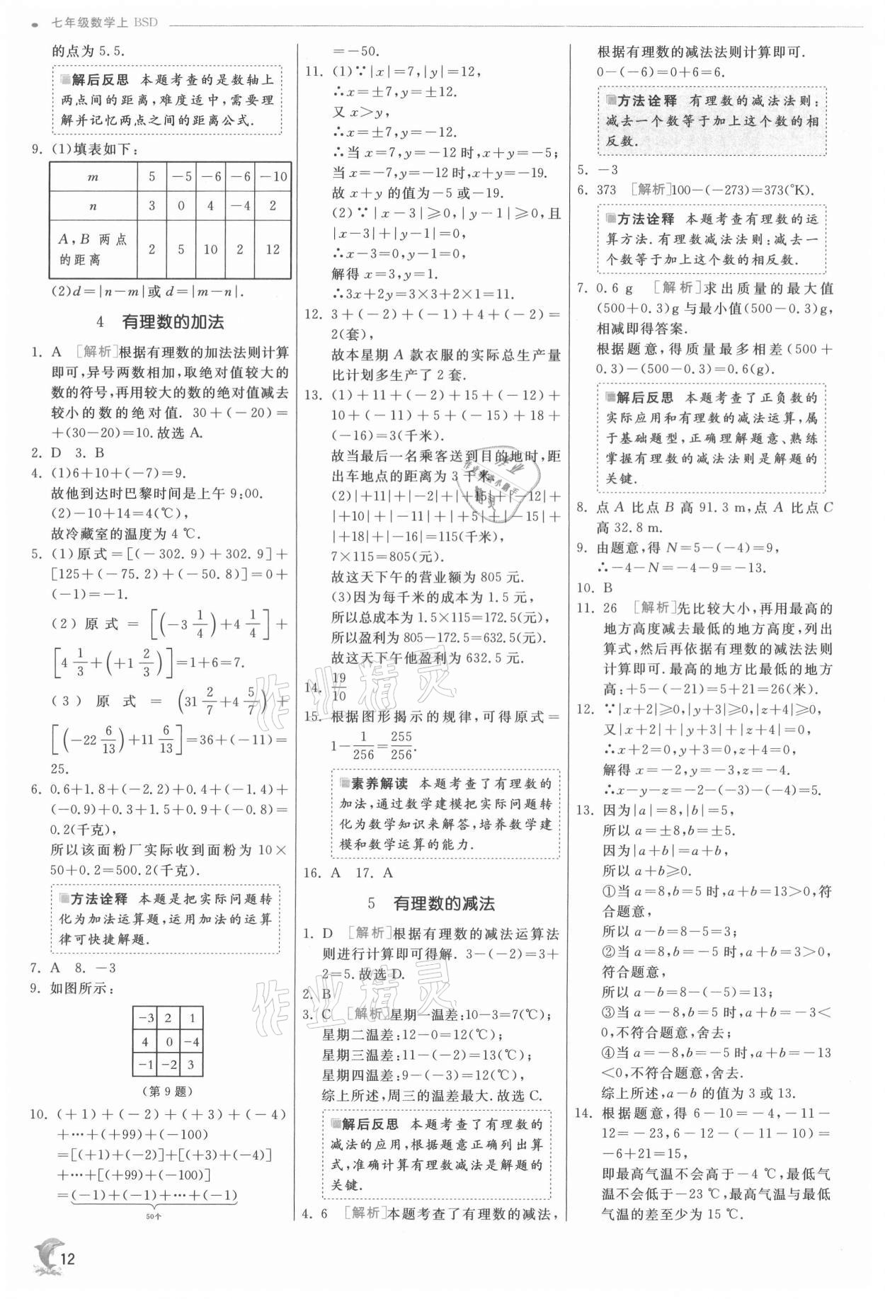 2021年實(shí)驗(yàn)班提優(yōu)訓(xùn)練七年級(jí)數(shù)學(xué)上冊(cè)北師大版 第12頁(yè)