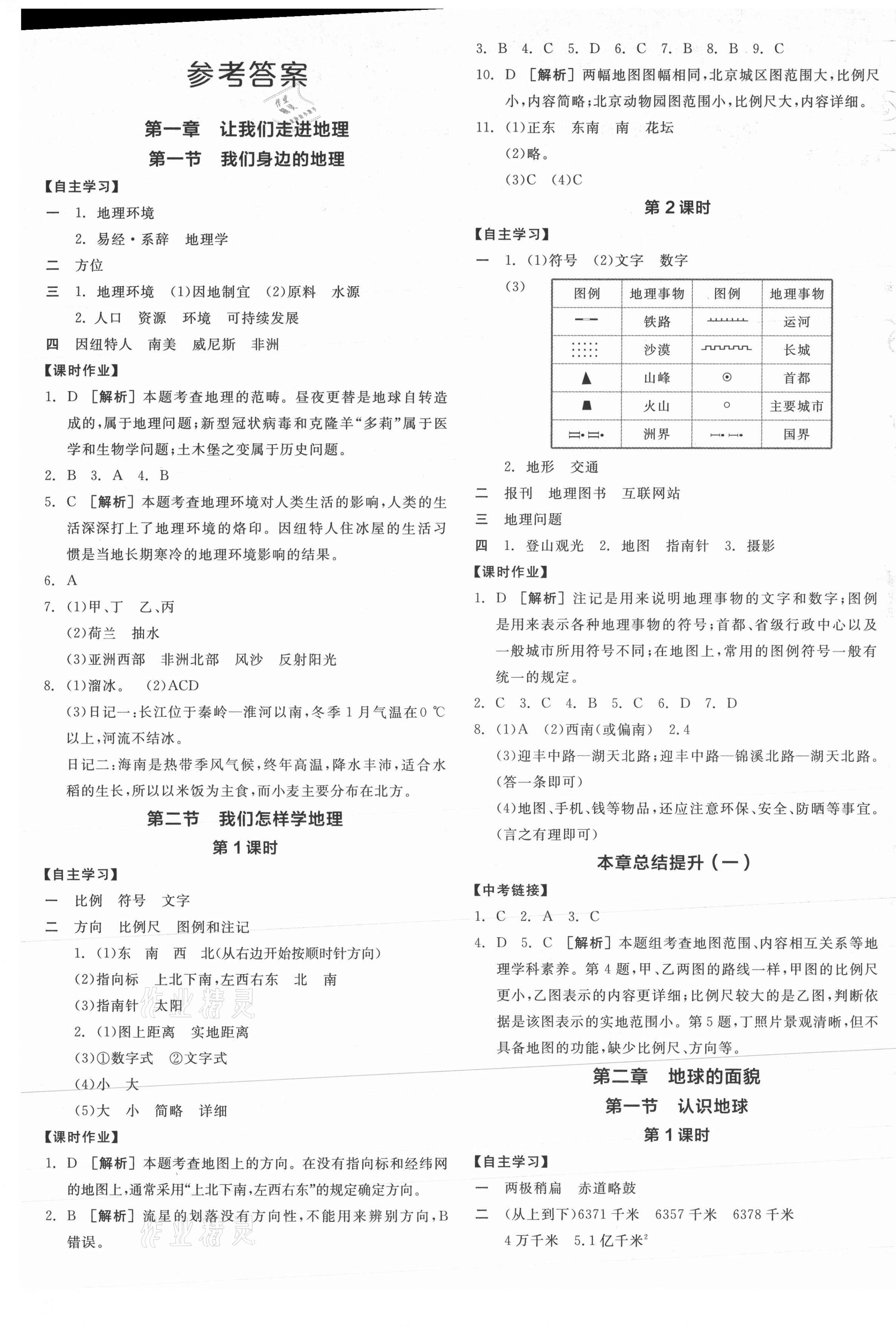 2021年全品學(xué)練考七年級(jí)地理上冊(cè)湘教版徐州專版 第1頁(yè)