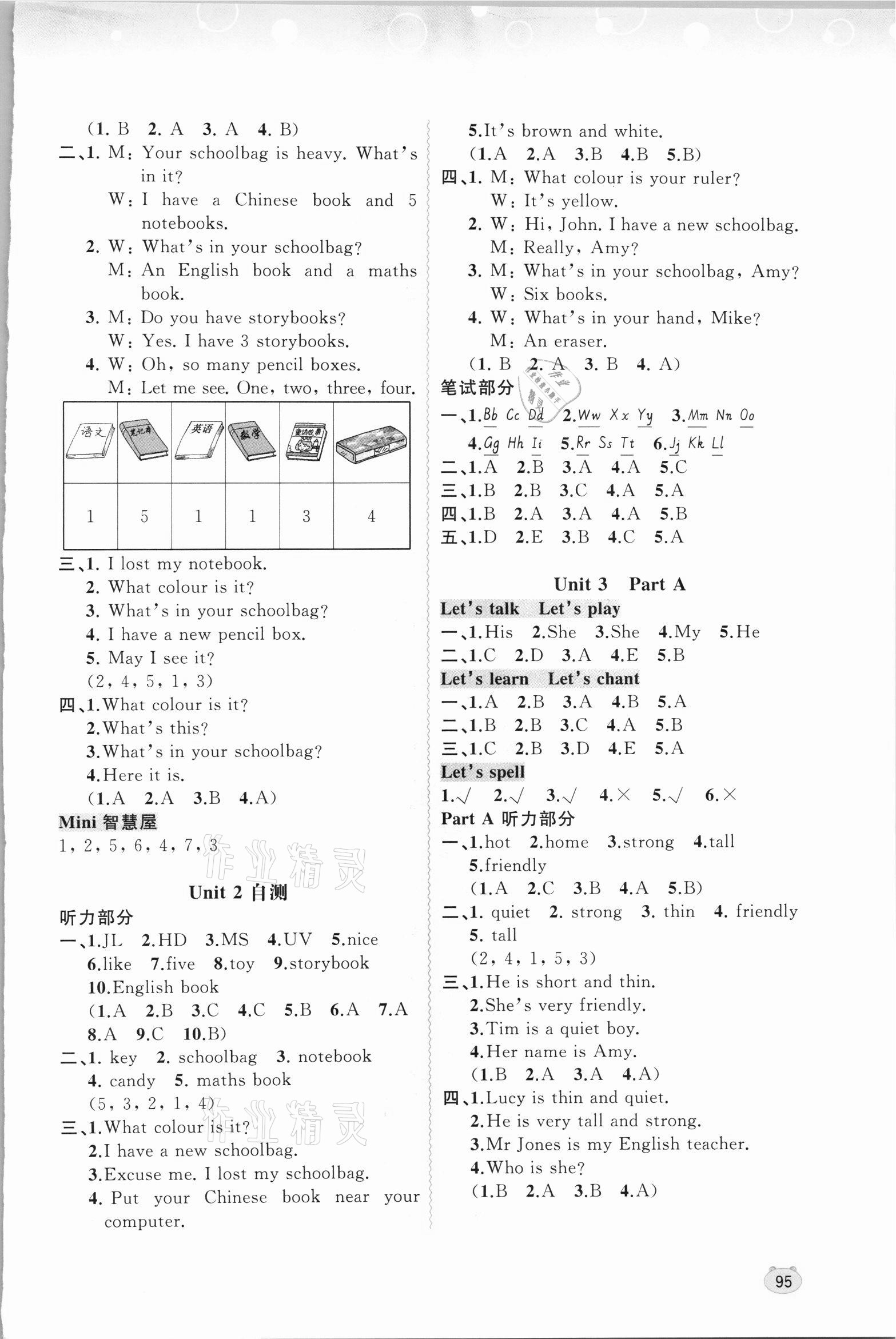 2021年新课程学习与测评同步学习四年级英语上册人教版 第3页