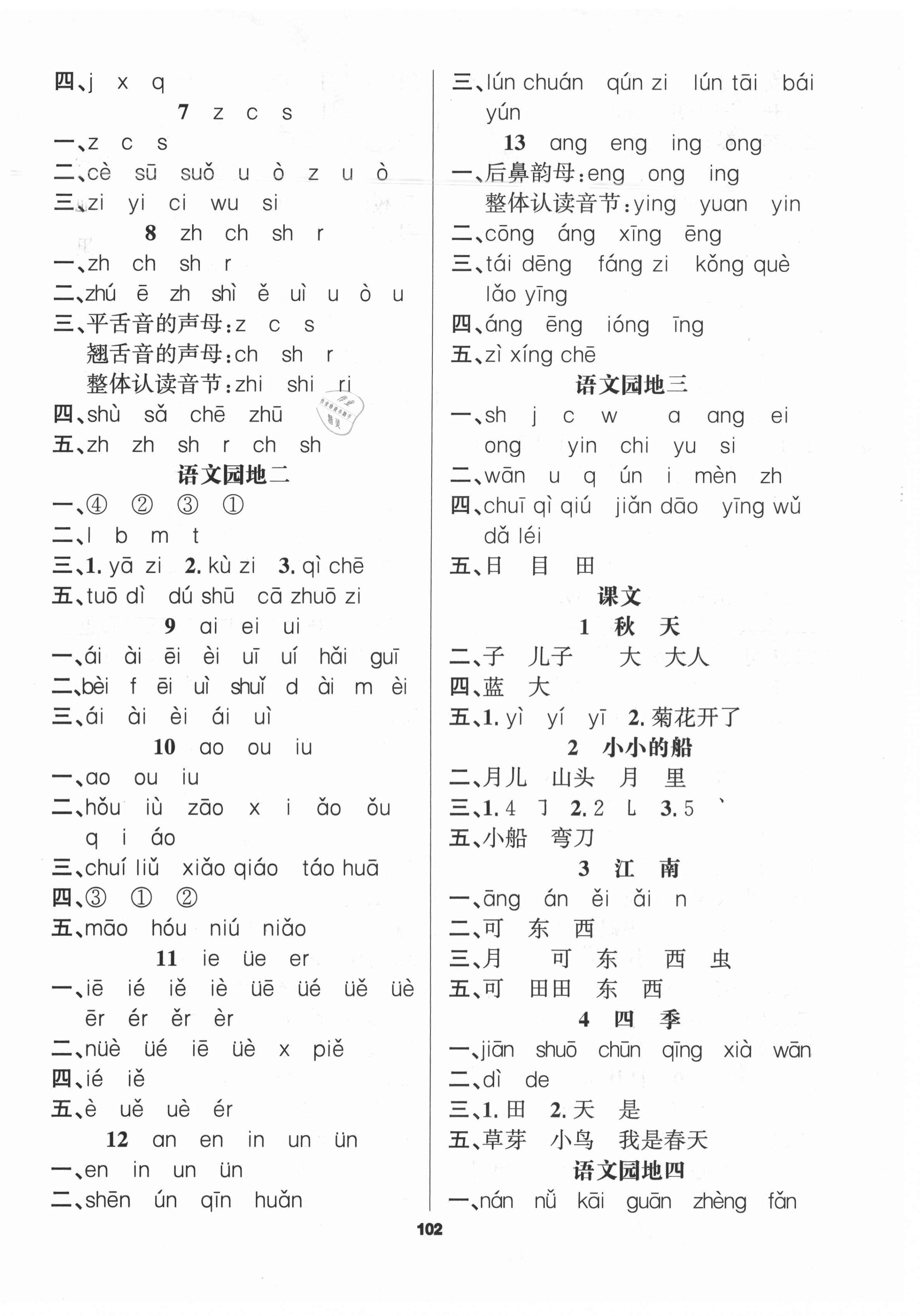 2021年新征程一年級語文上冊人教版 第2頁