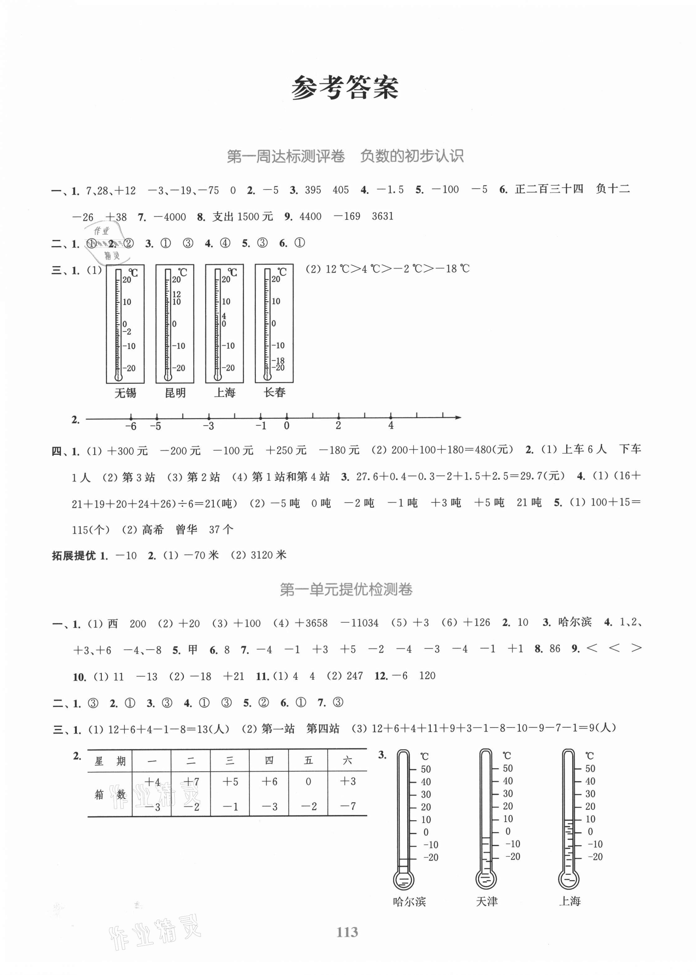 2021年復(fù)習(xí)金卷同步跟蹤大試卷五年級(jí)數(shù)學(xué)上冊(cè)蘇教版提優(yōu)版 參考答案第1頁(yè)