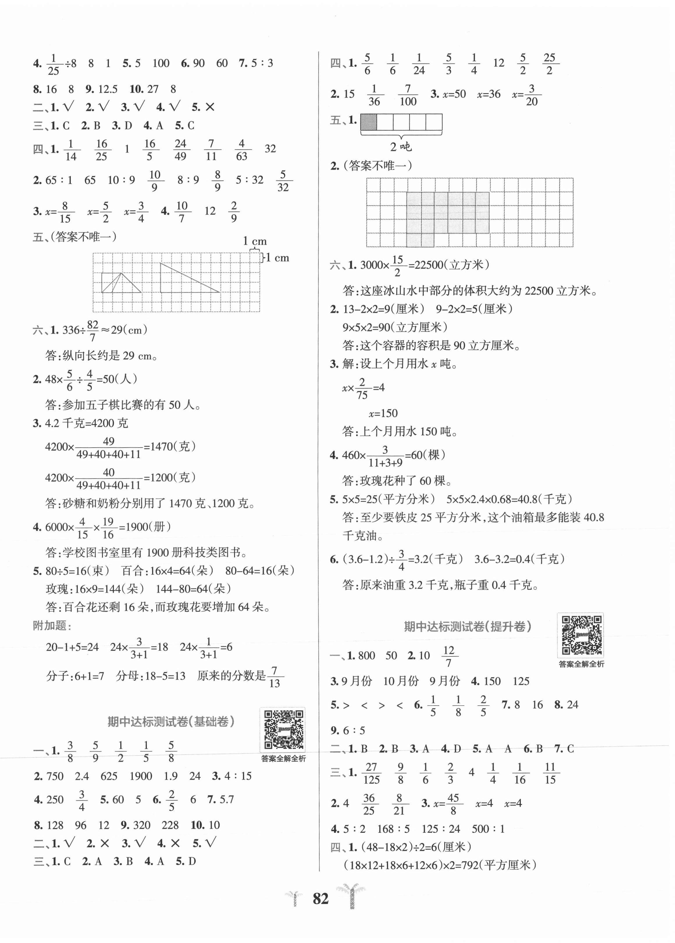 2021年小學(xué)學(xué)霸沖A卷六年級(jí)數(shù)學(xué)上冊蘇教版 第2頁