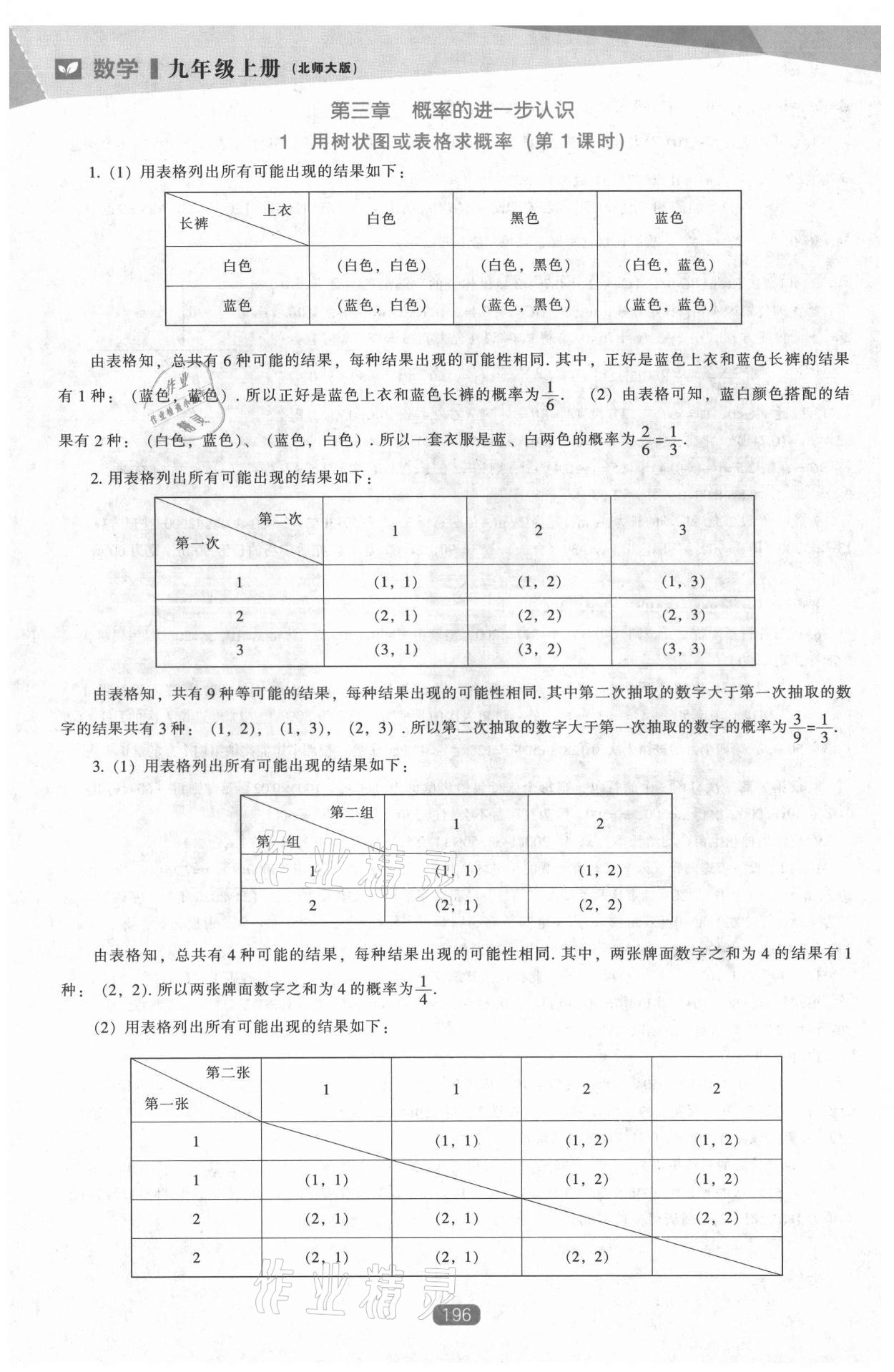 2021年新課程能力培養(yǎng)九年級數(shù)學(xué)上冊北師大版 第10頁