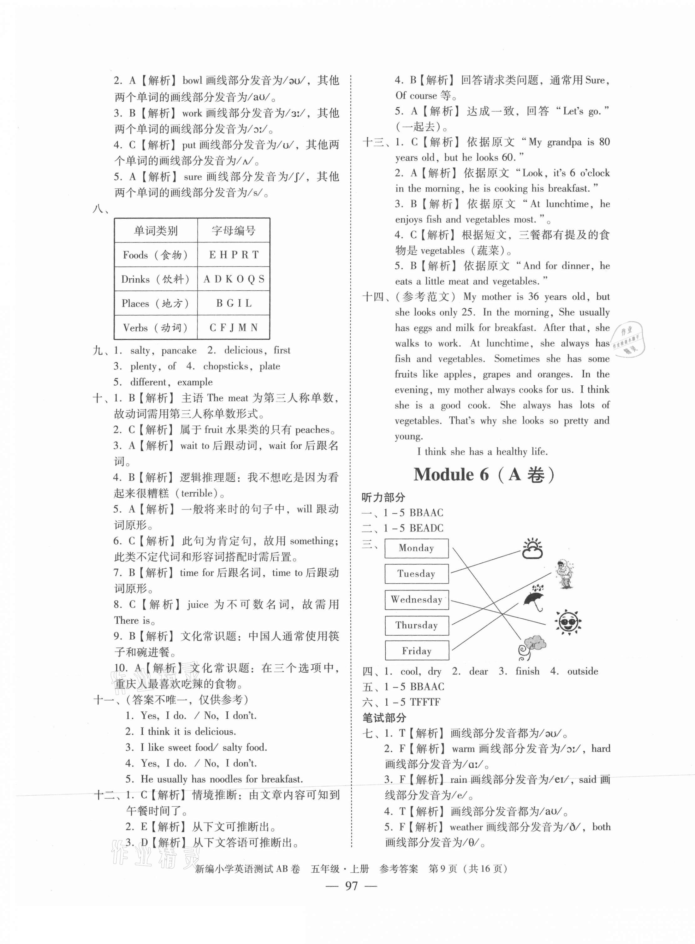 2021年小學(xué)英語(yǔ)測(cè)試AB卷五年級(jí)上冊(cè)教科版廣州專(zhuān)版 第9頁(yè)