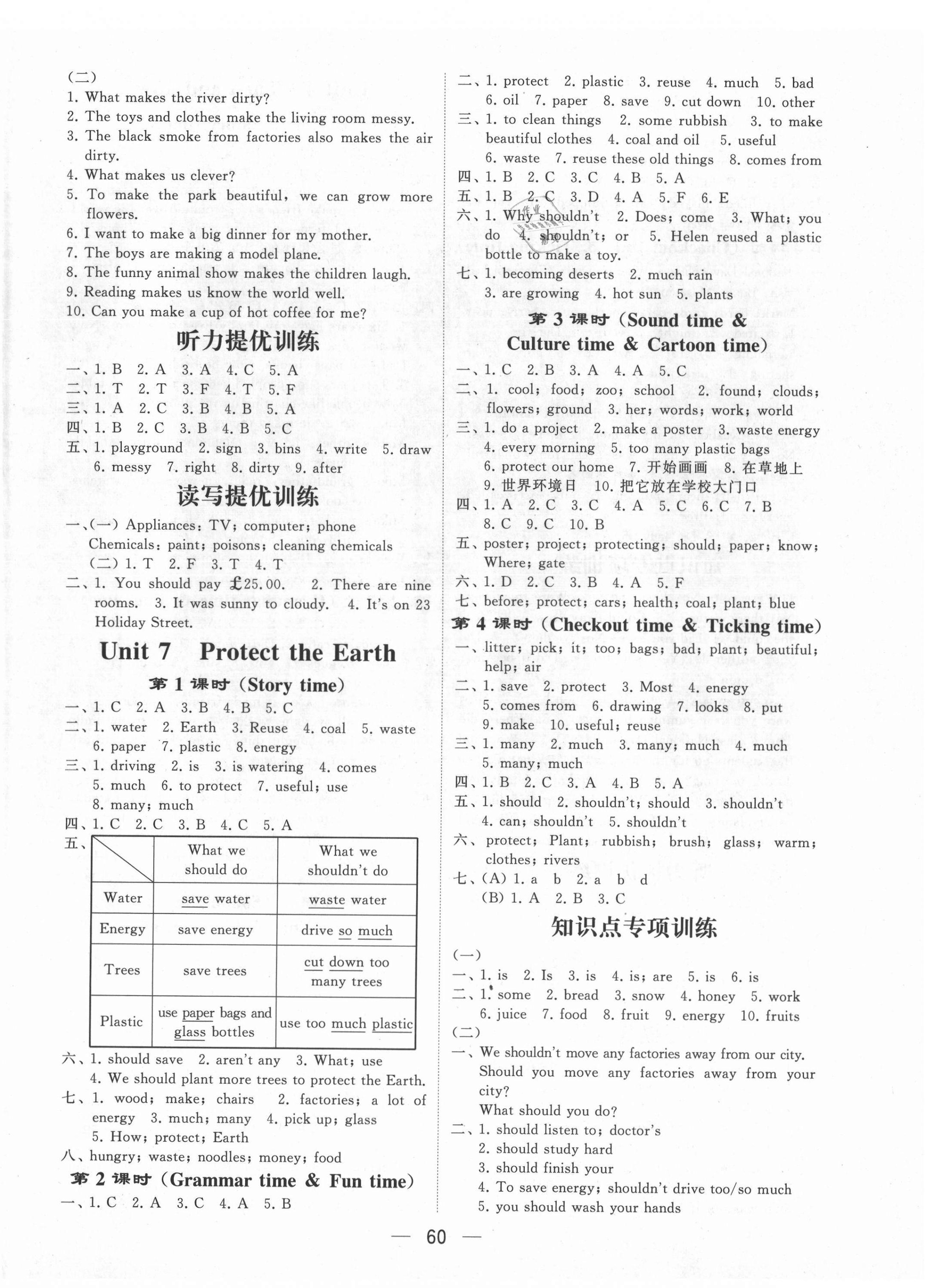 2021年棒棒堂学霸提优课时作业六年级英语上册江苏版 第6页