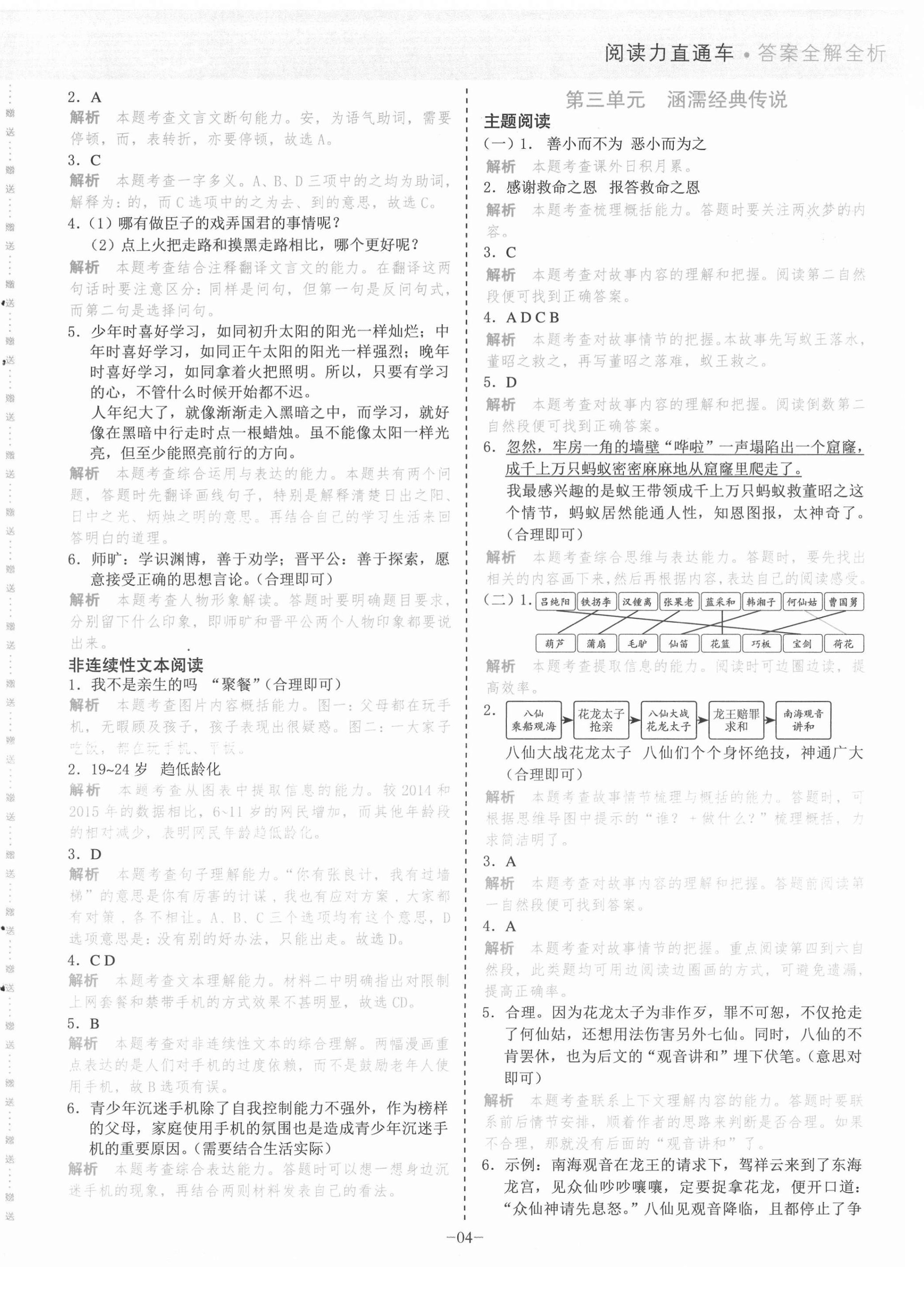 2021年閱讀力直通車五年級(jí)上冊統(tǒng)編版 第4頁