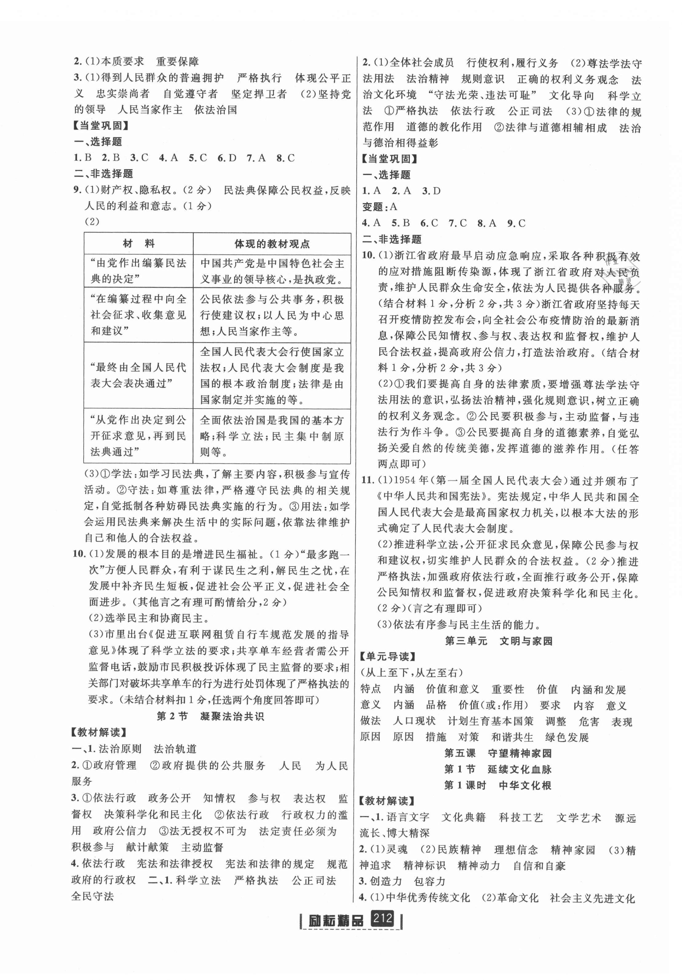 2021年勵耘書業(yè)勵耘新同步九年級歷史全一冊人教版 第4頁