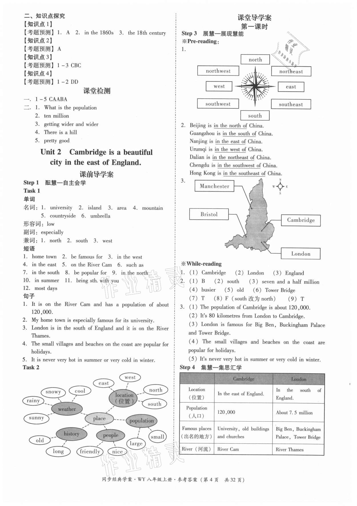 2021年同步經(jīng)典學案八年級英語上冊外研版 第4頁