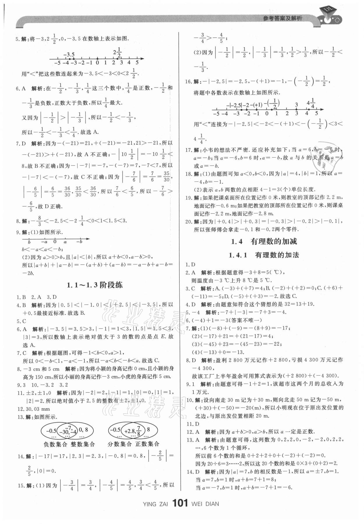 2021年抖練吧七年級數(shù)學(xué)上冊滬科版 第3頁