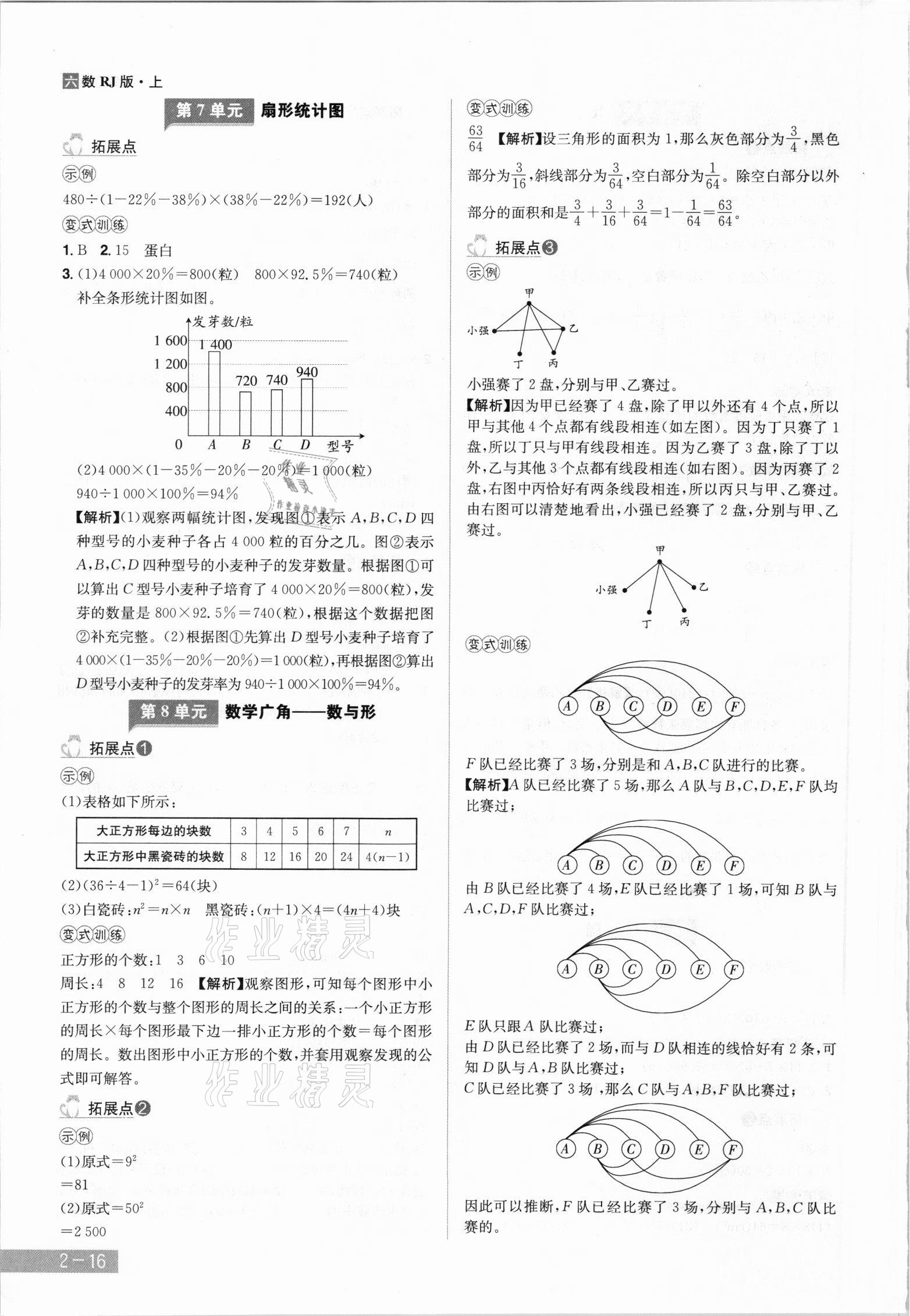 2021年龍門之星六年級數(shù)學(xué)上冊人教版 參考答案第4頁