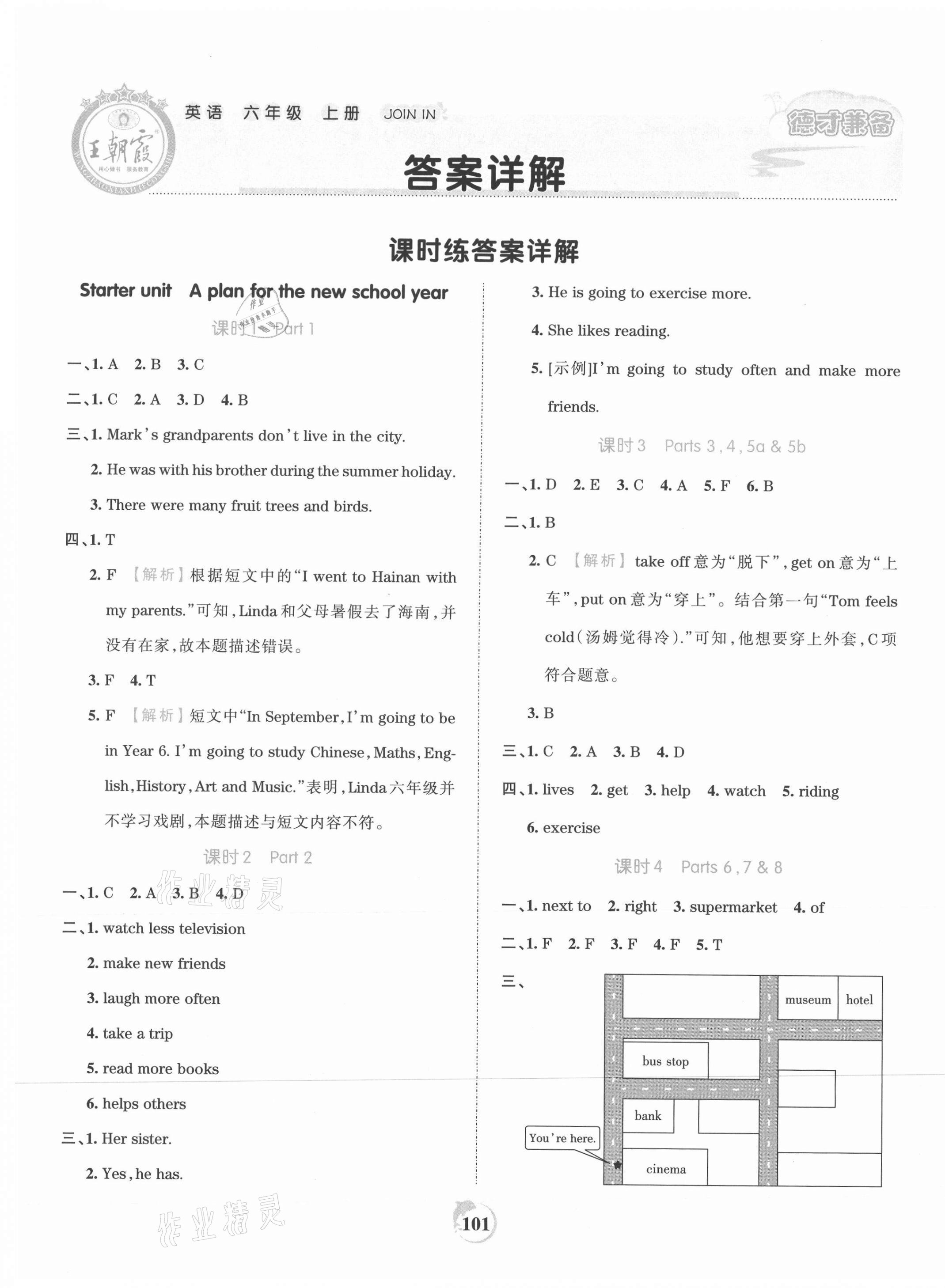 2021年王朝霞德才兼?zhèn)渥鳂I(yè)創(chuàng)新設(shè)計(jì)六年級(jí)英語上冊(cè)Join in 第1頁